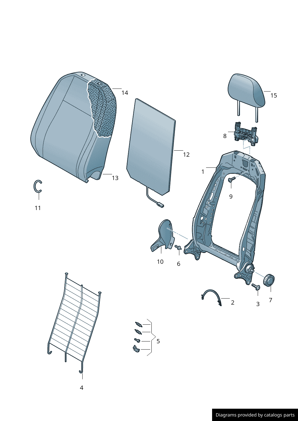 Car part diagram