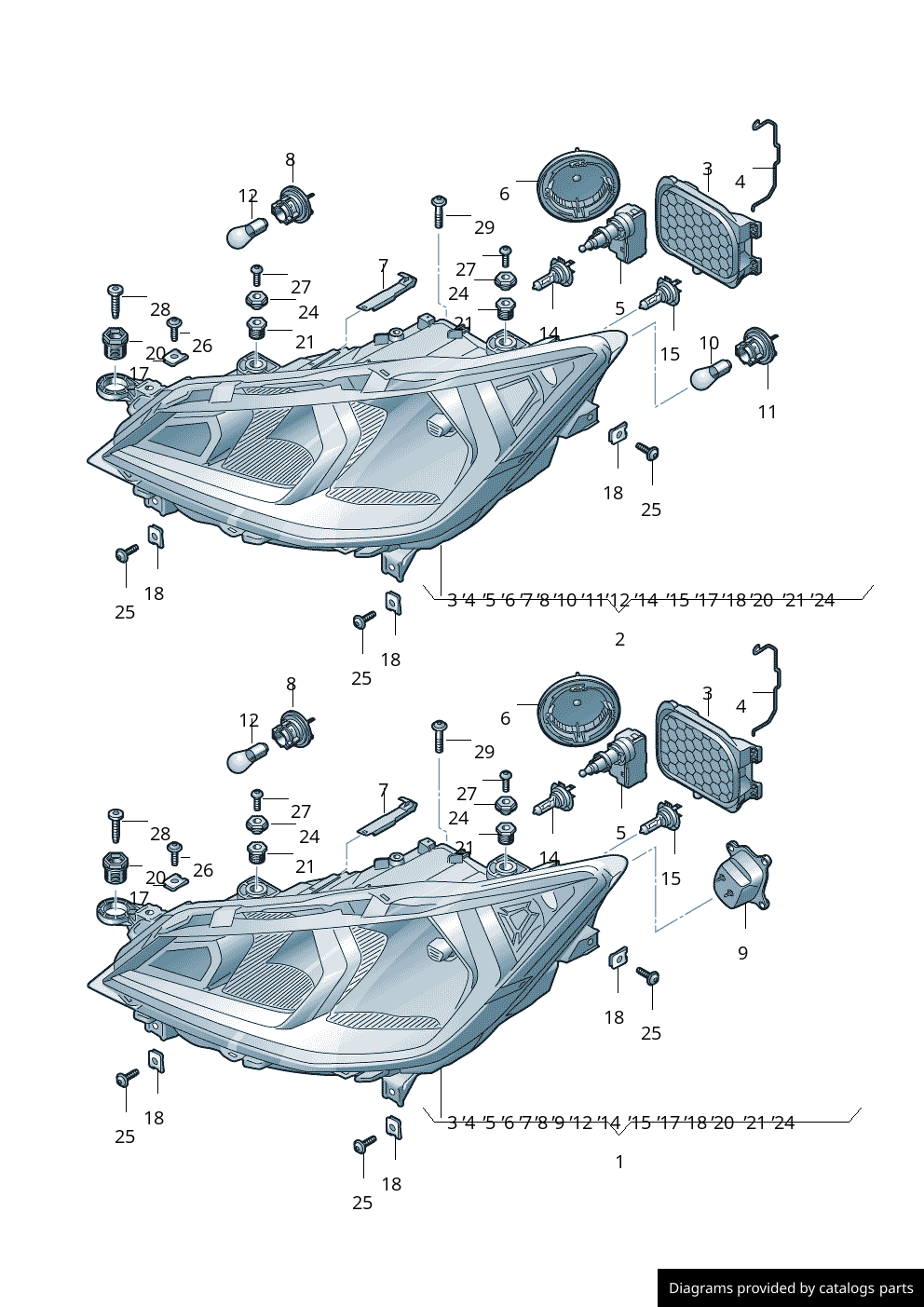 Car part diagram
