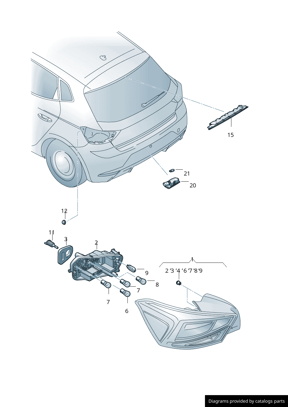 Car part diagram