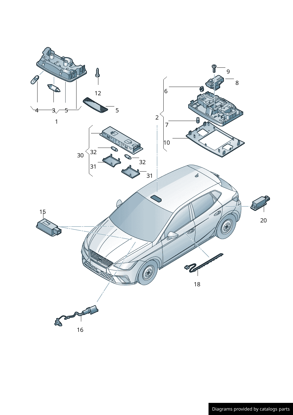 Car part diagram