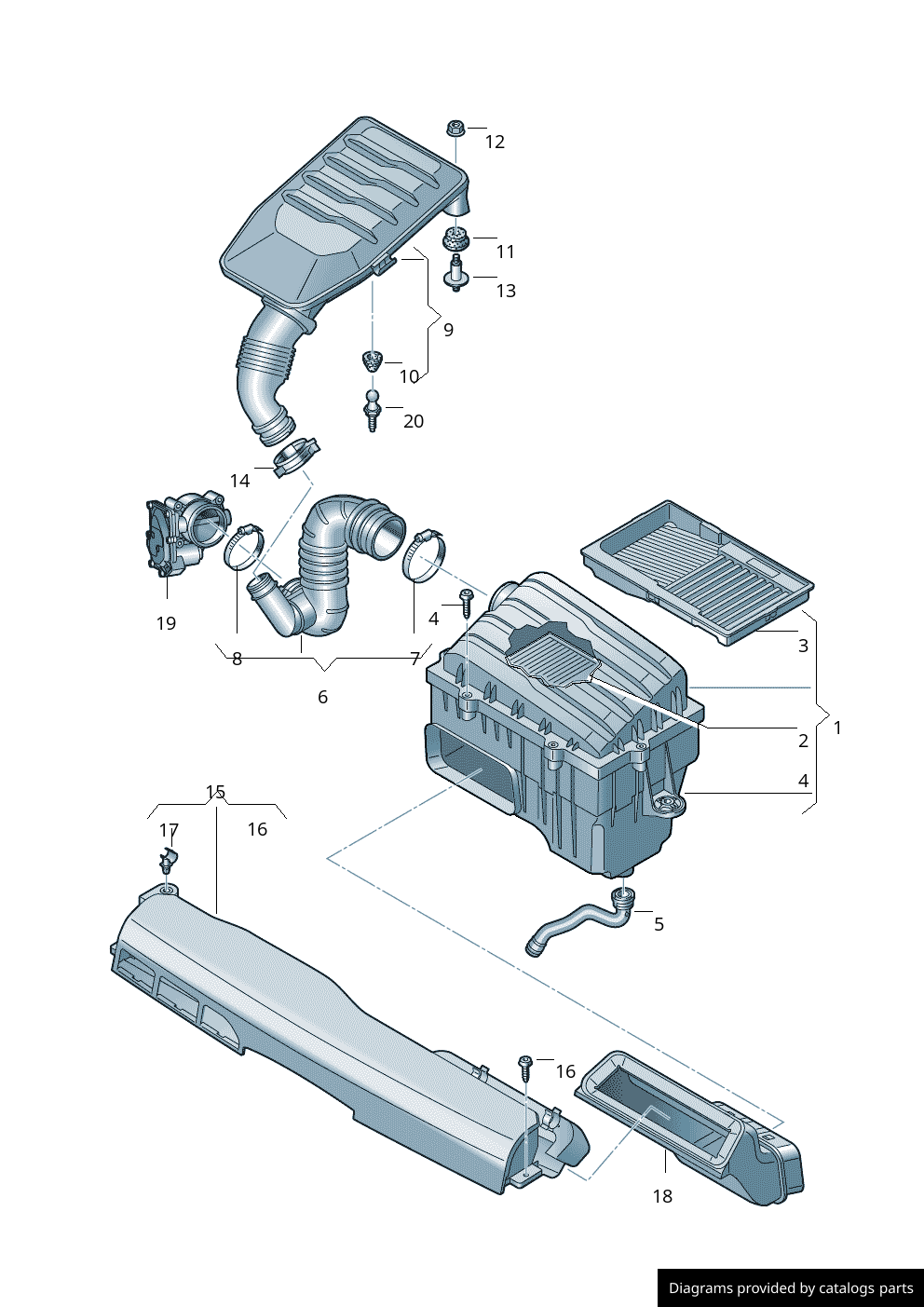 Car part diagram