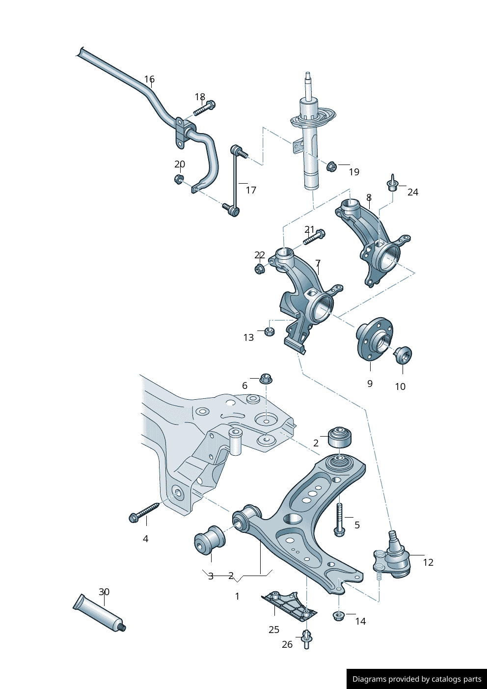 Car part diagram