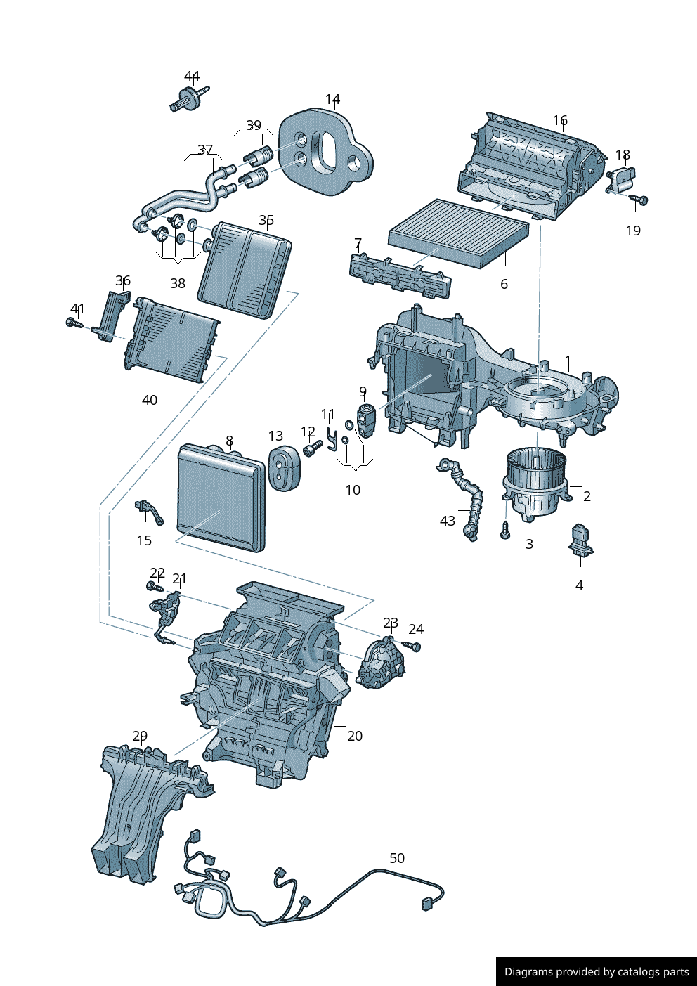 Car part diagram