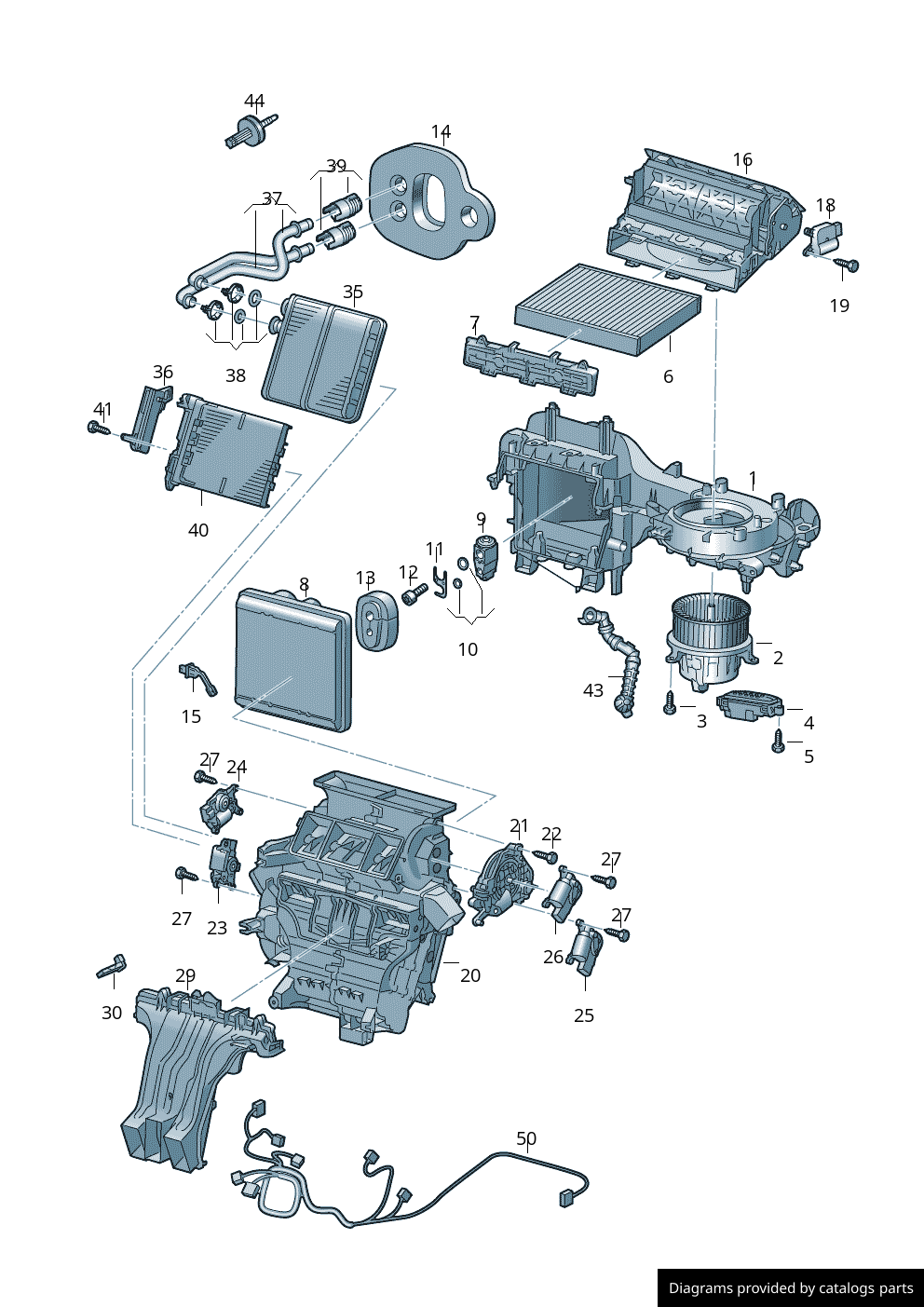 Car part diagram