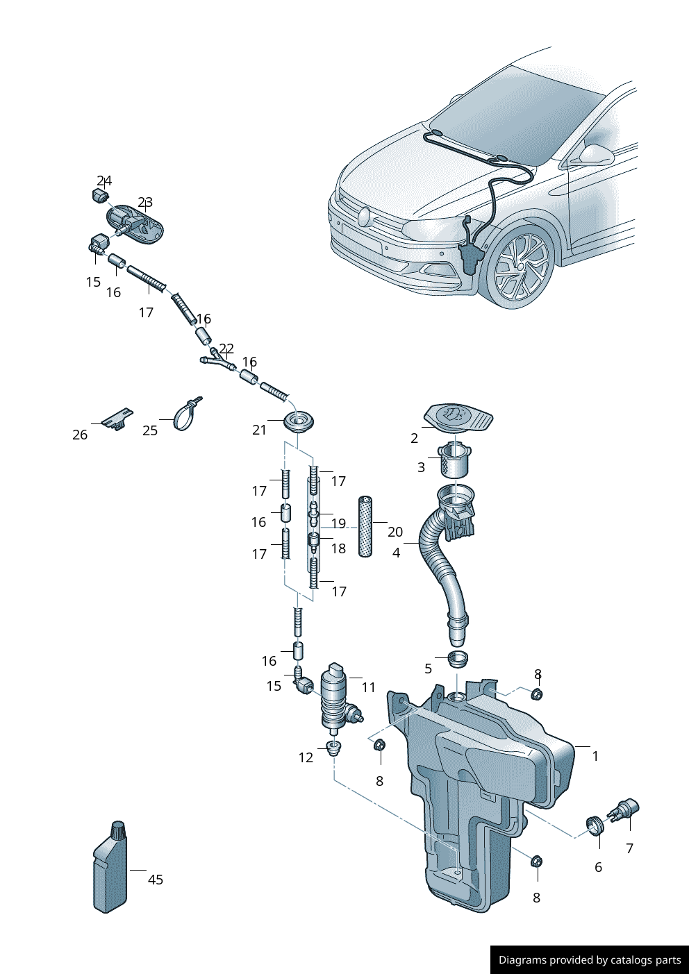 Car part diagram