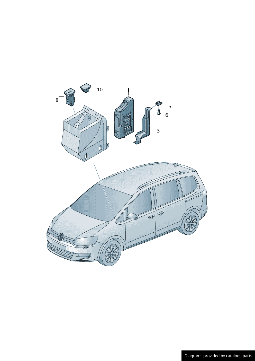 Car part diagram