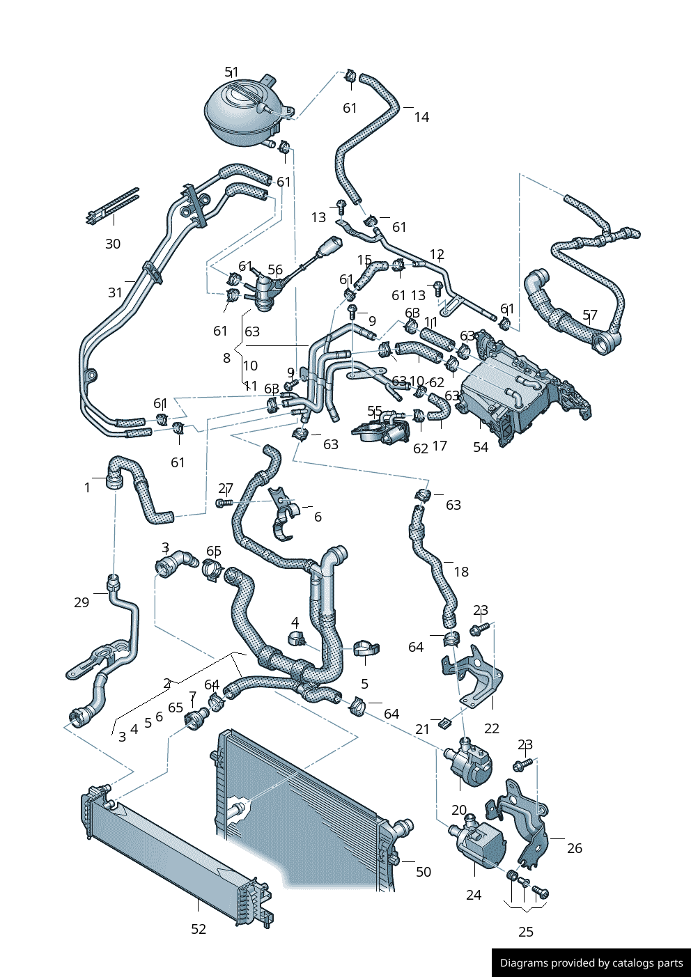 Car part diagram