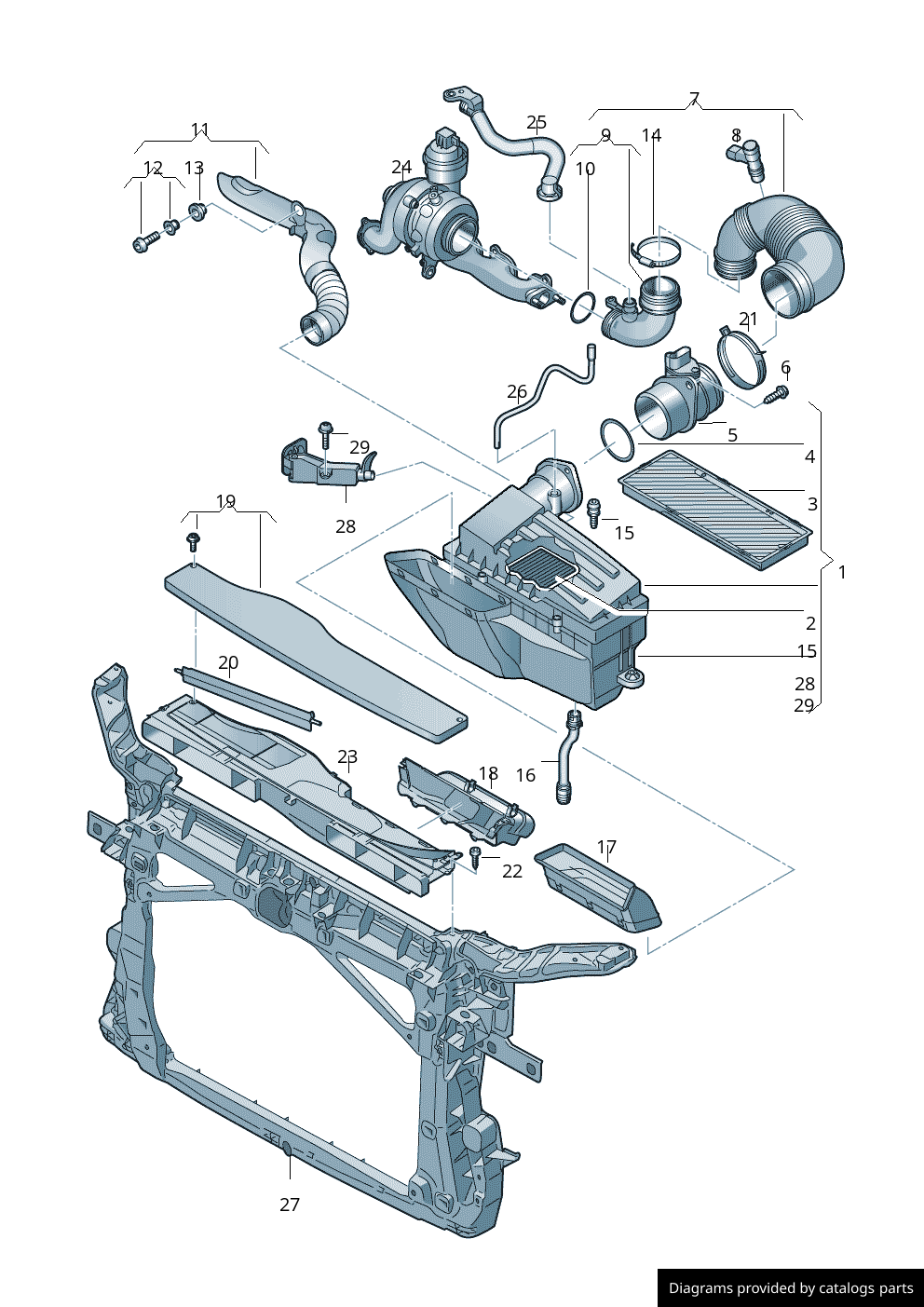 Car part diagram