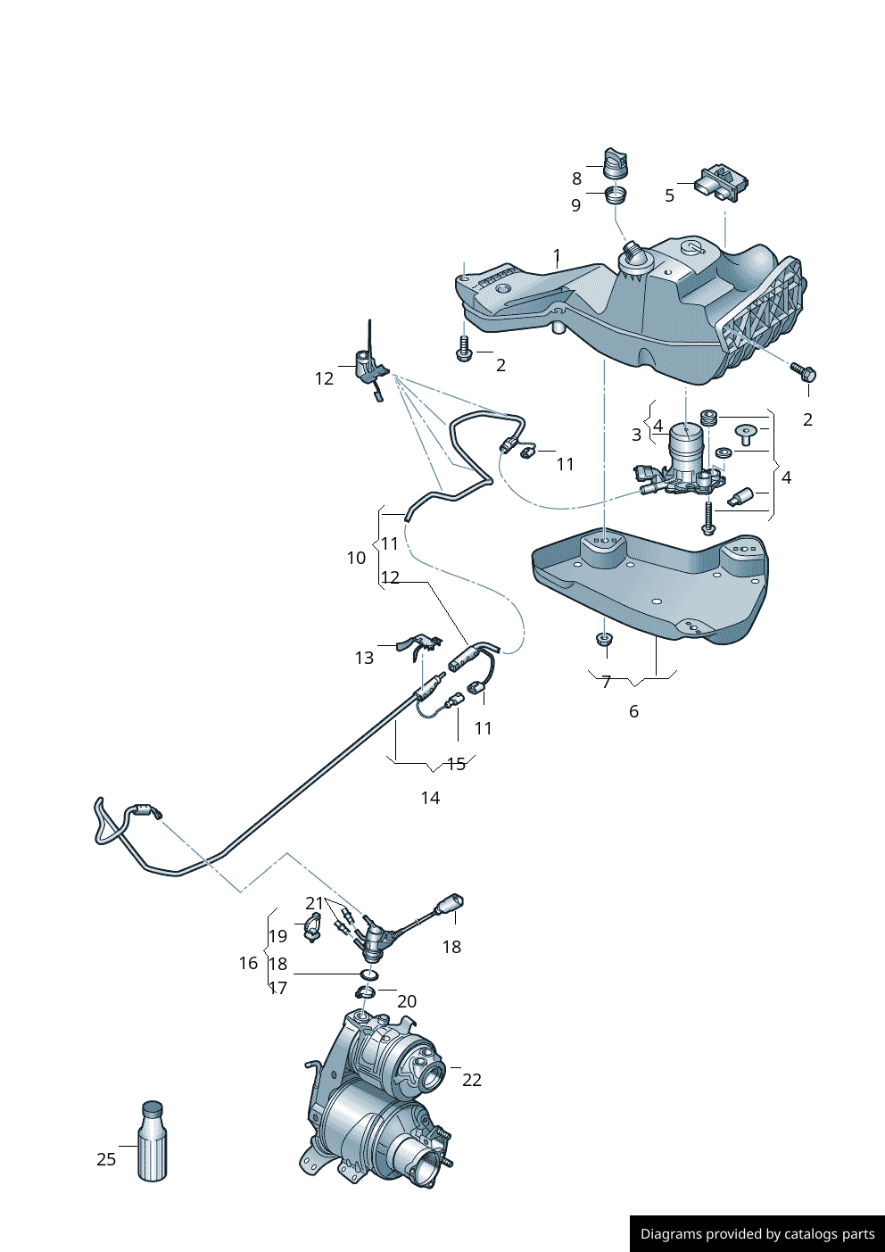 Car part diagram