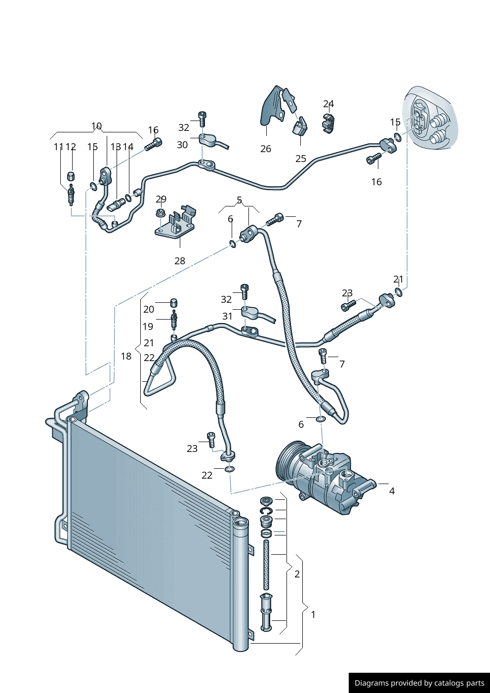 Car part diagram