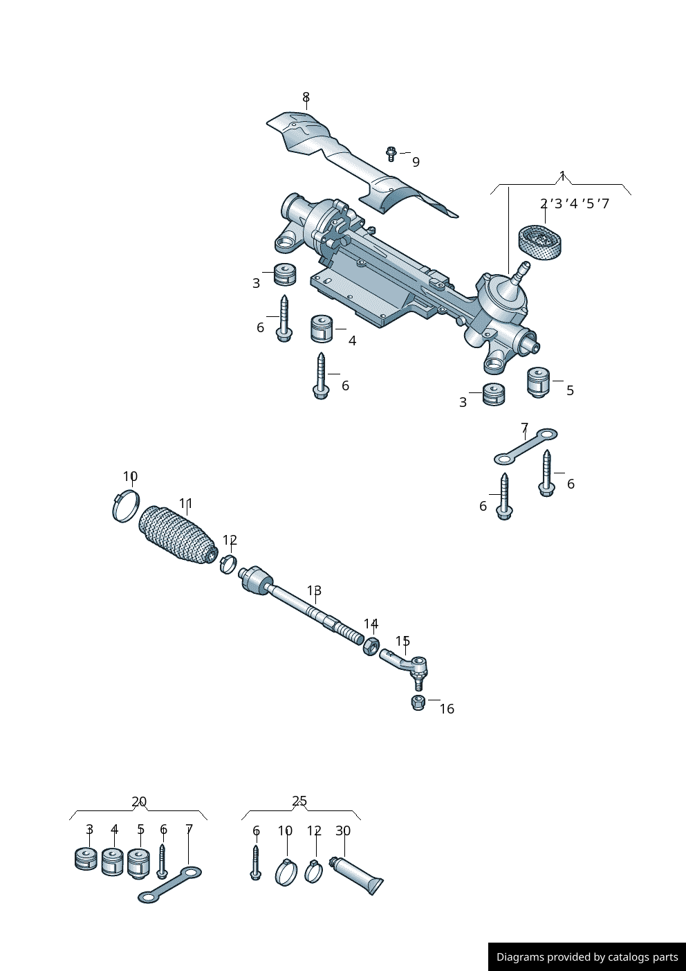 Car part diagram