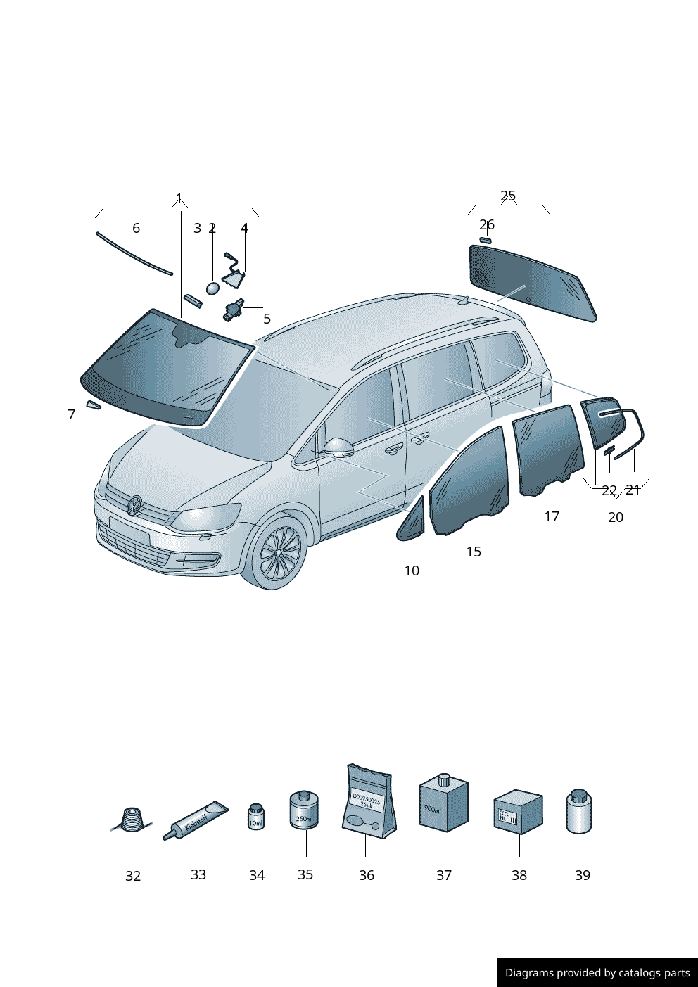 Car part diagram