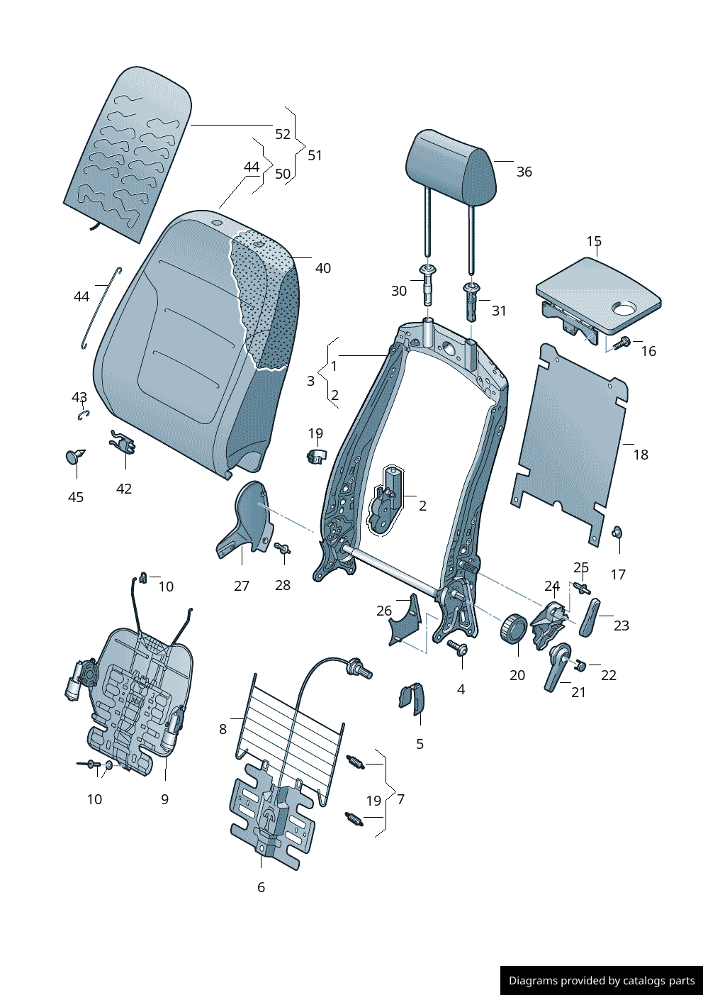 Car part diagram