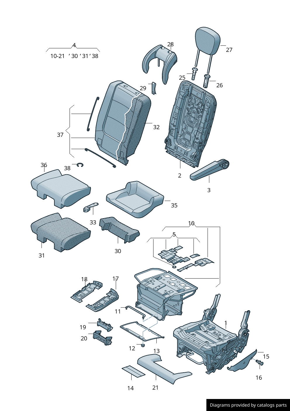 Car part diagram