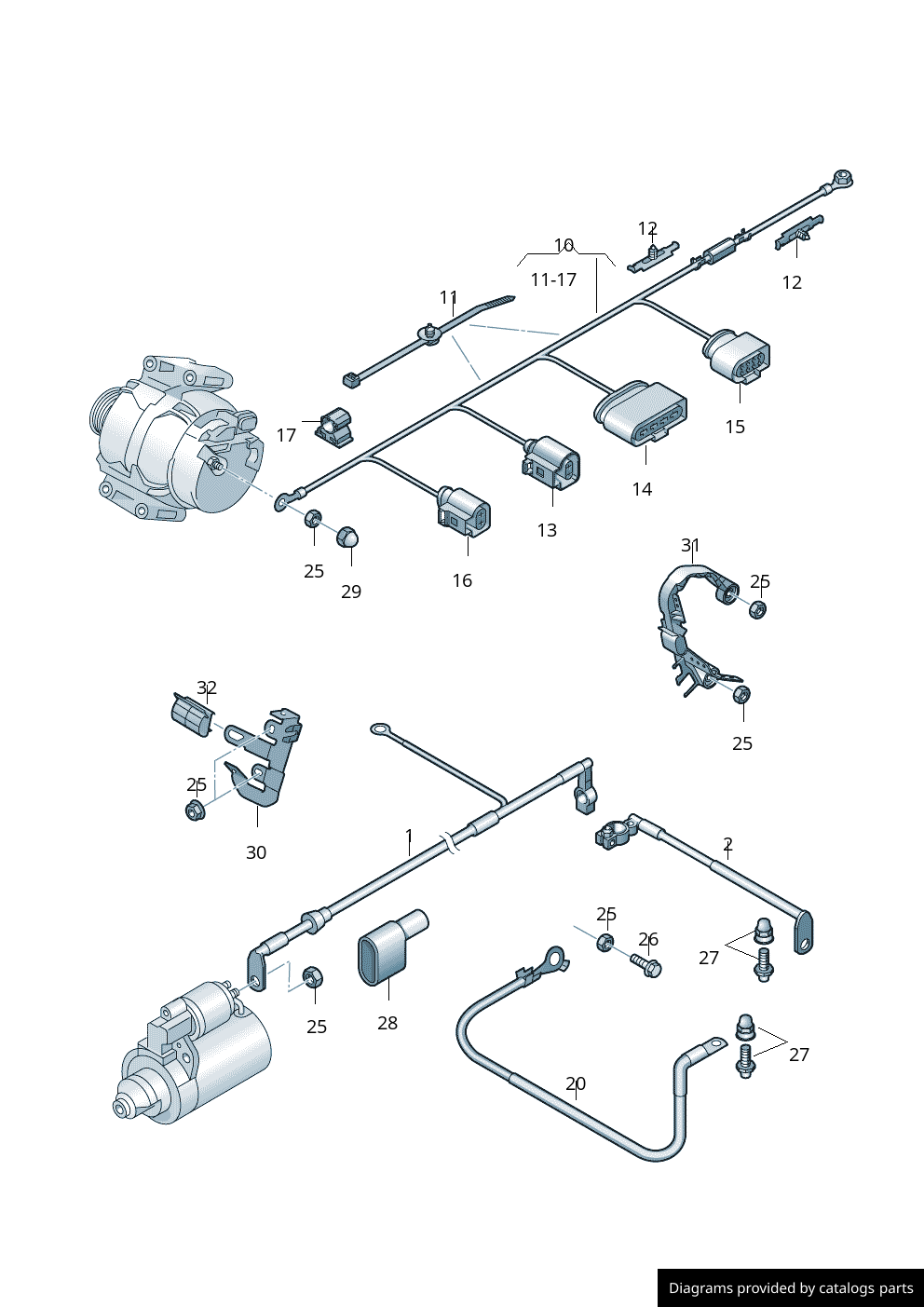Car part diagram