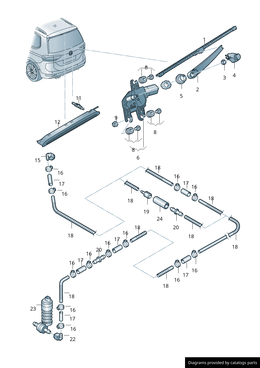 Car part diagram