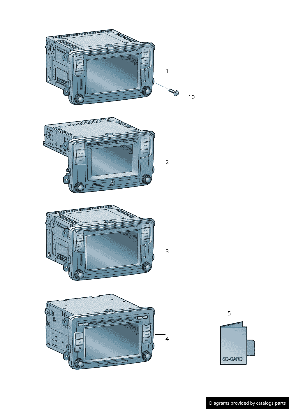 Car part diagram