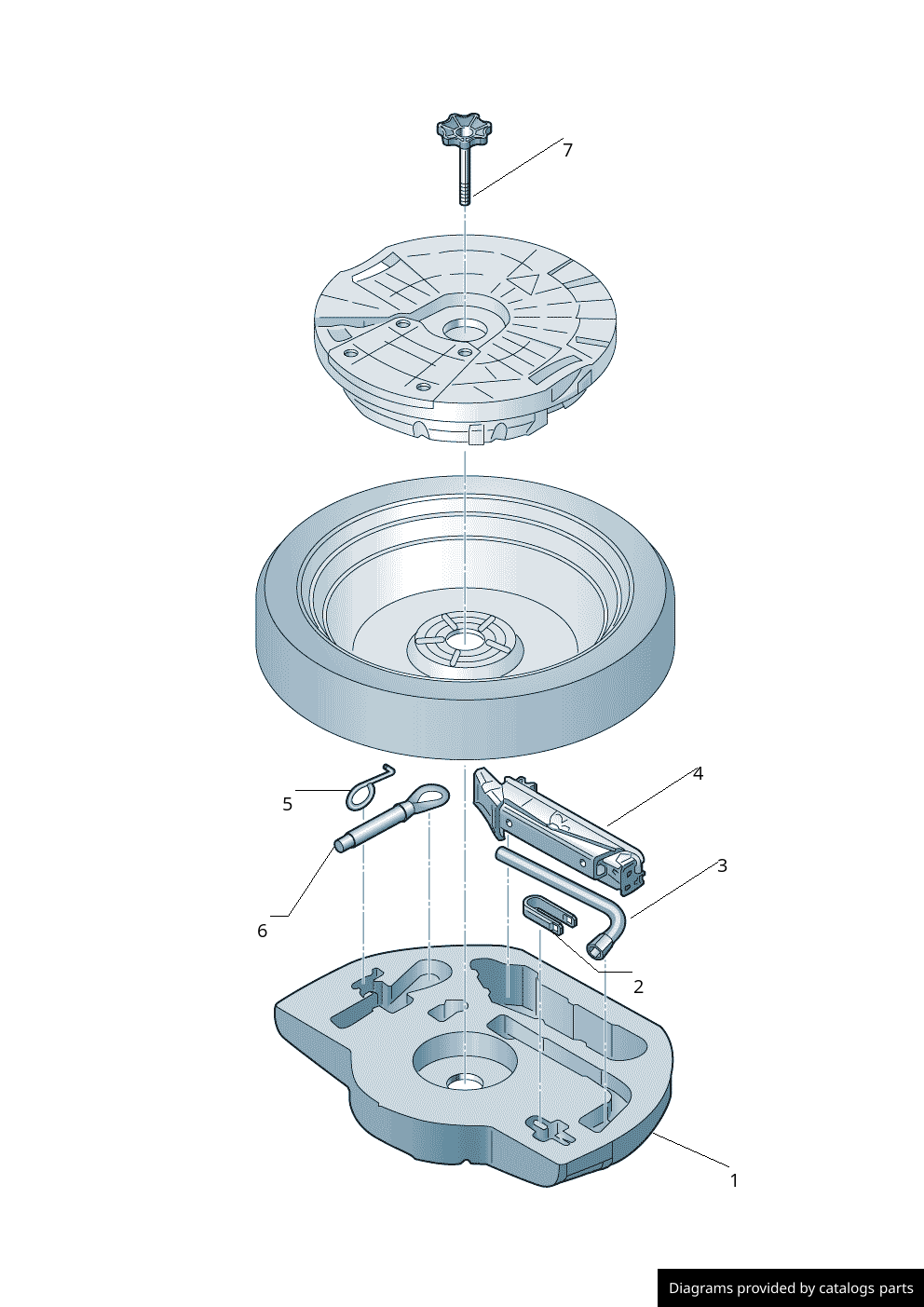 Seat Toolbox 6P0012109 LLLParts