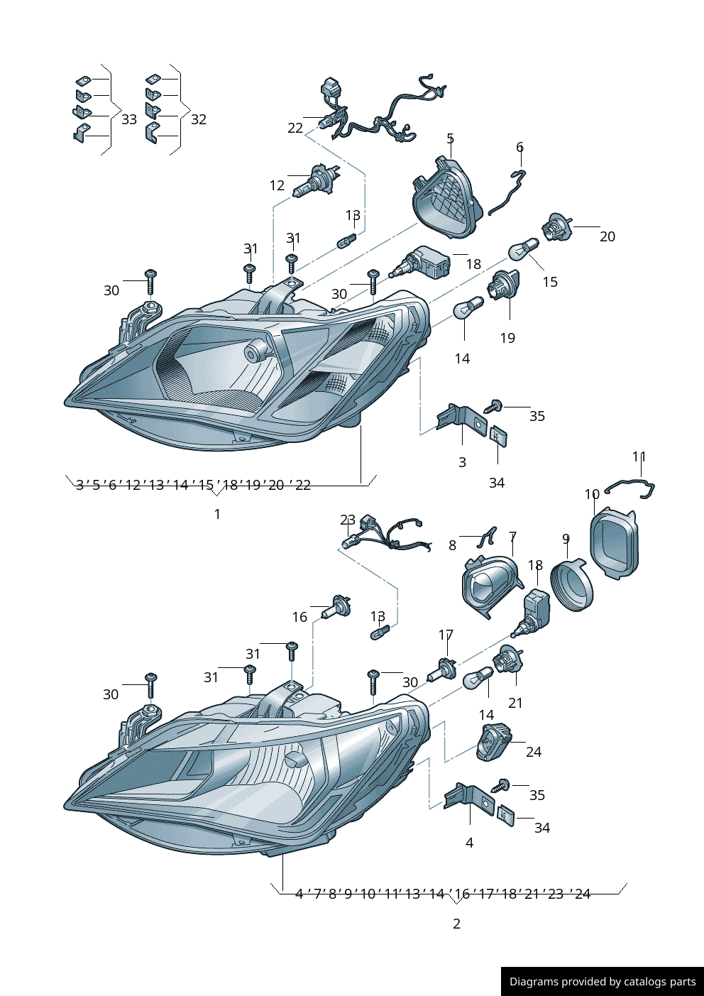 Car part diagram