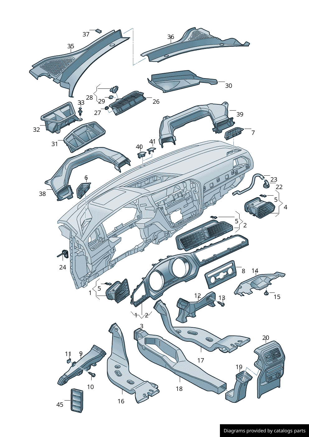 Car part diagram