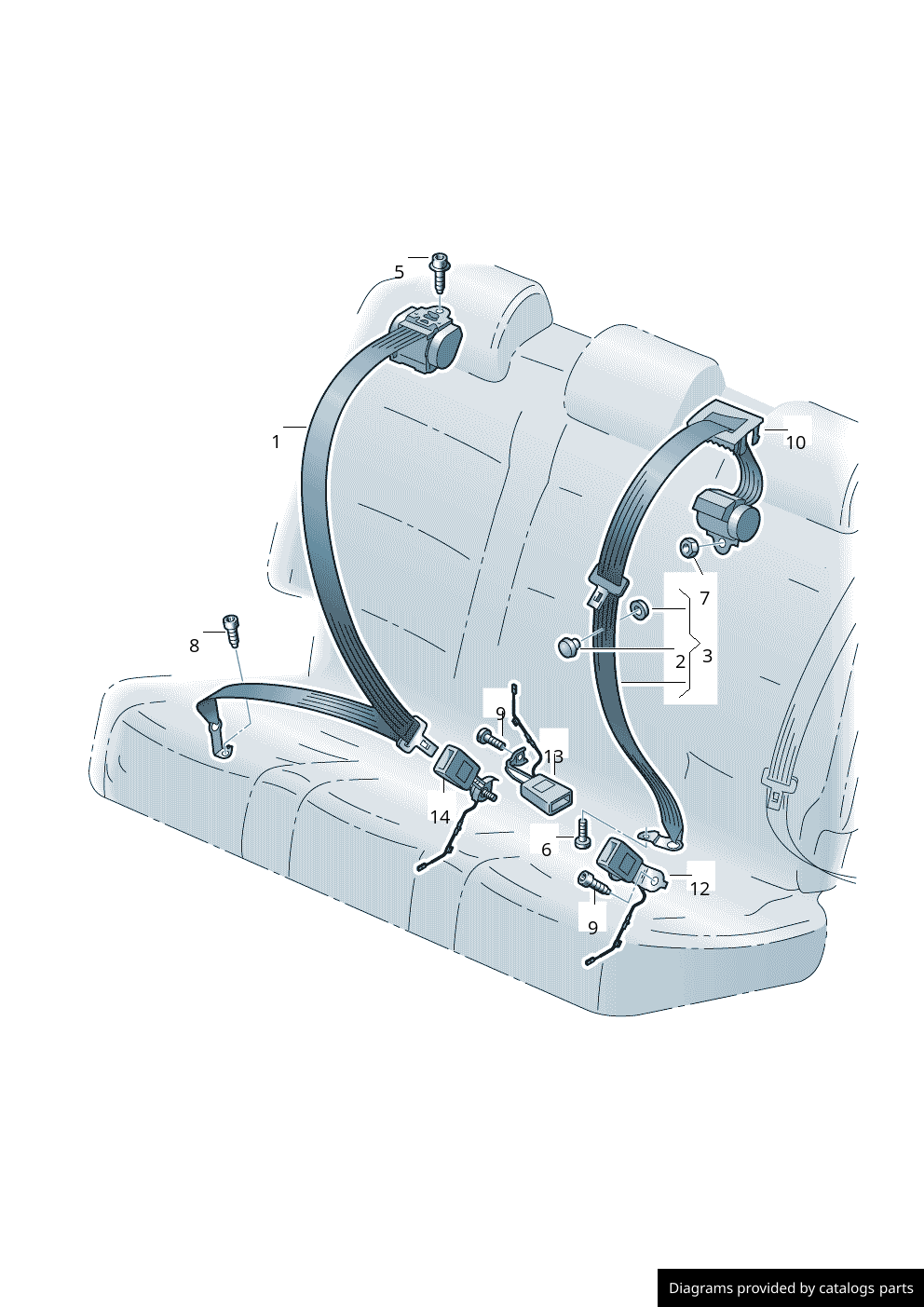 Car part diagram