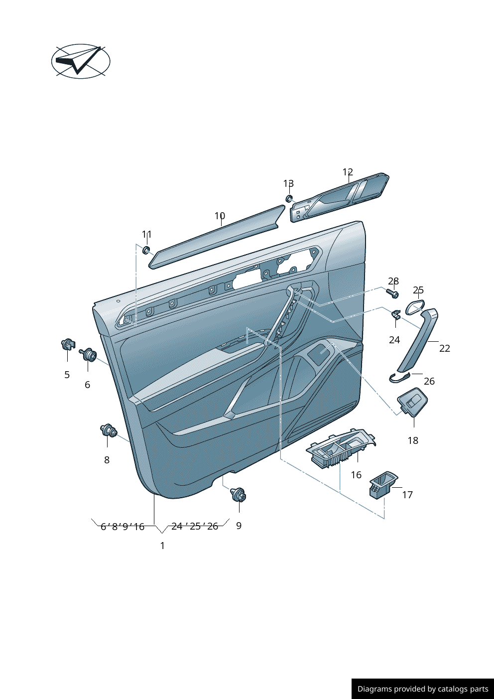 Car part diagram