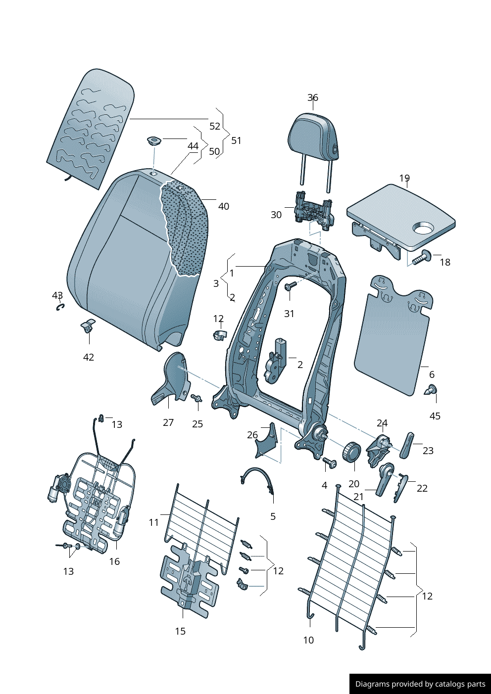 Car part diagram