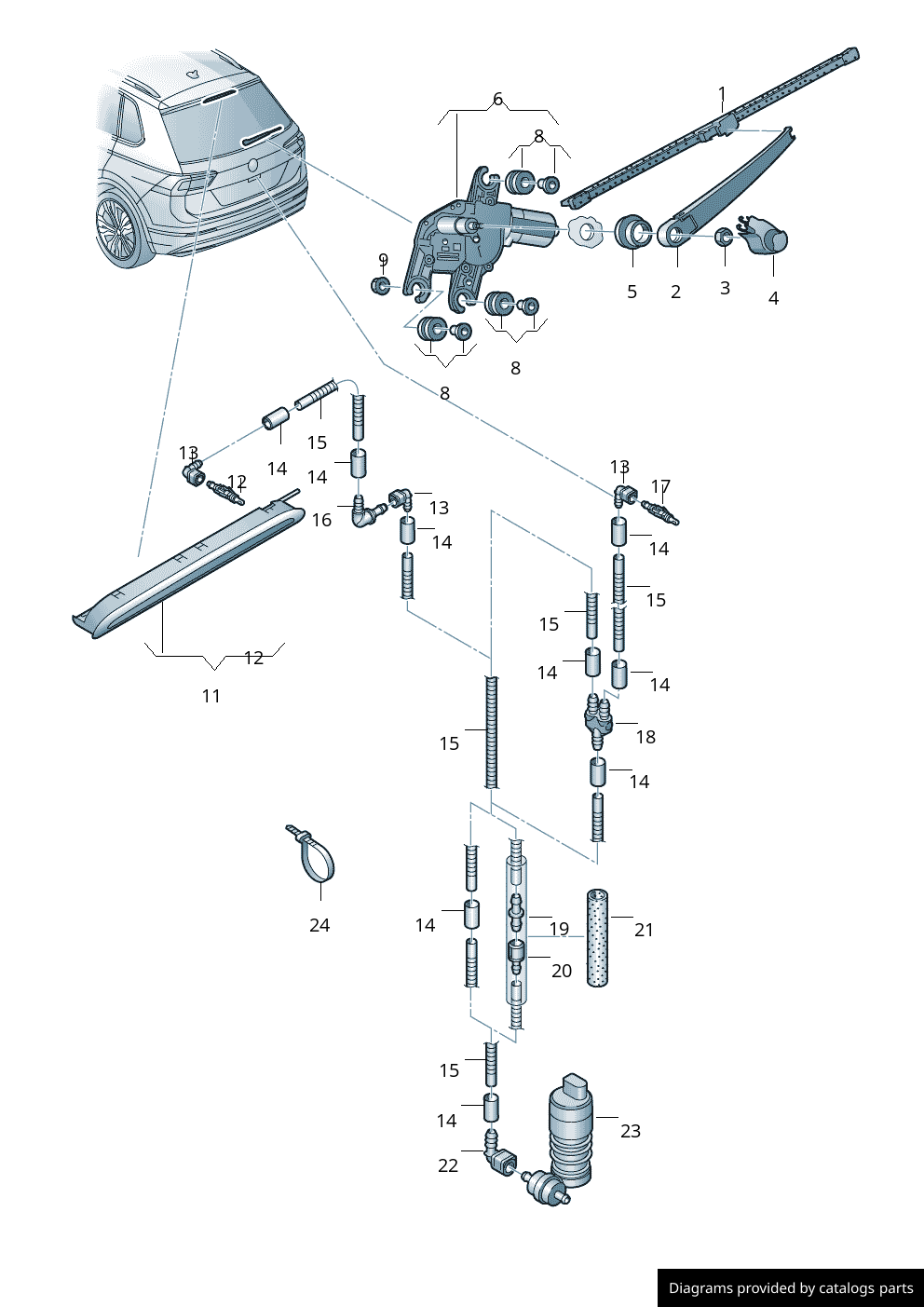 Car part diagram