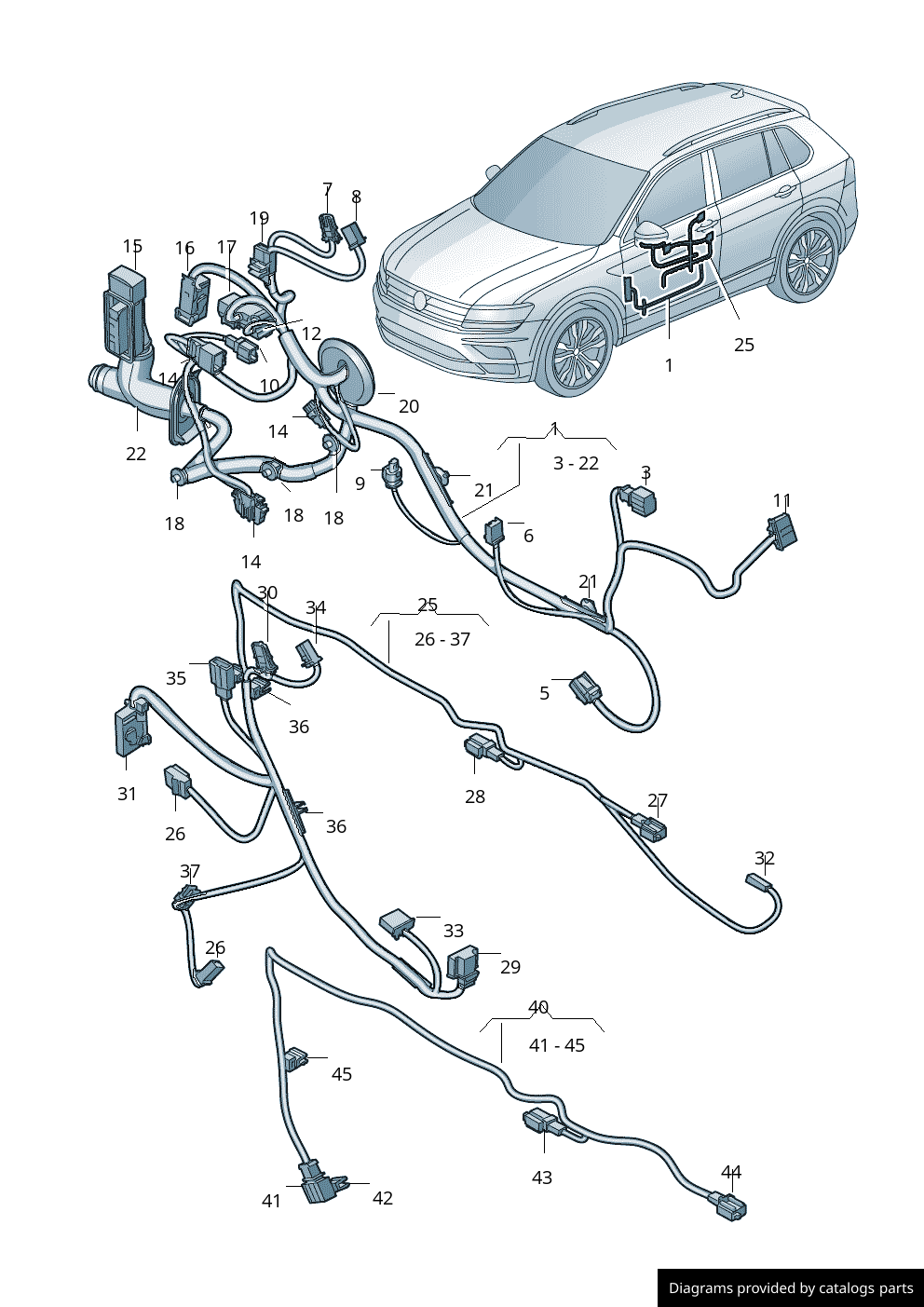 Car part diagram