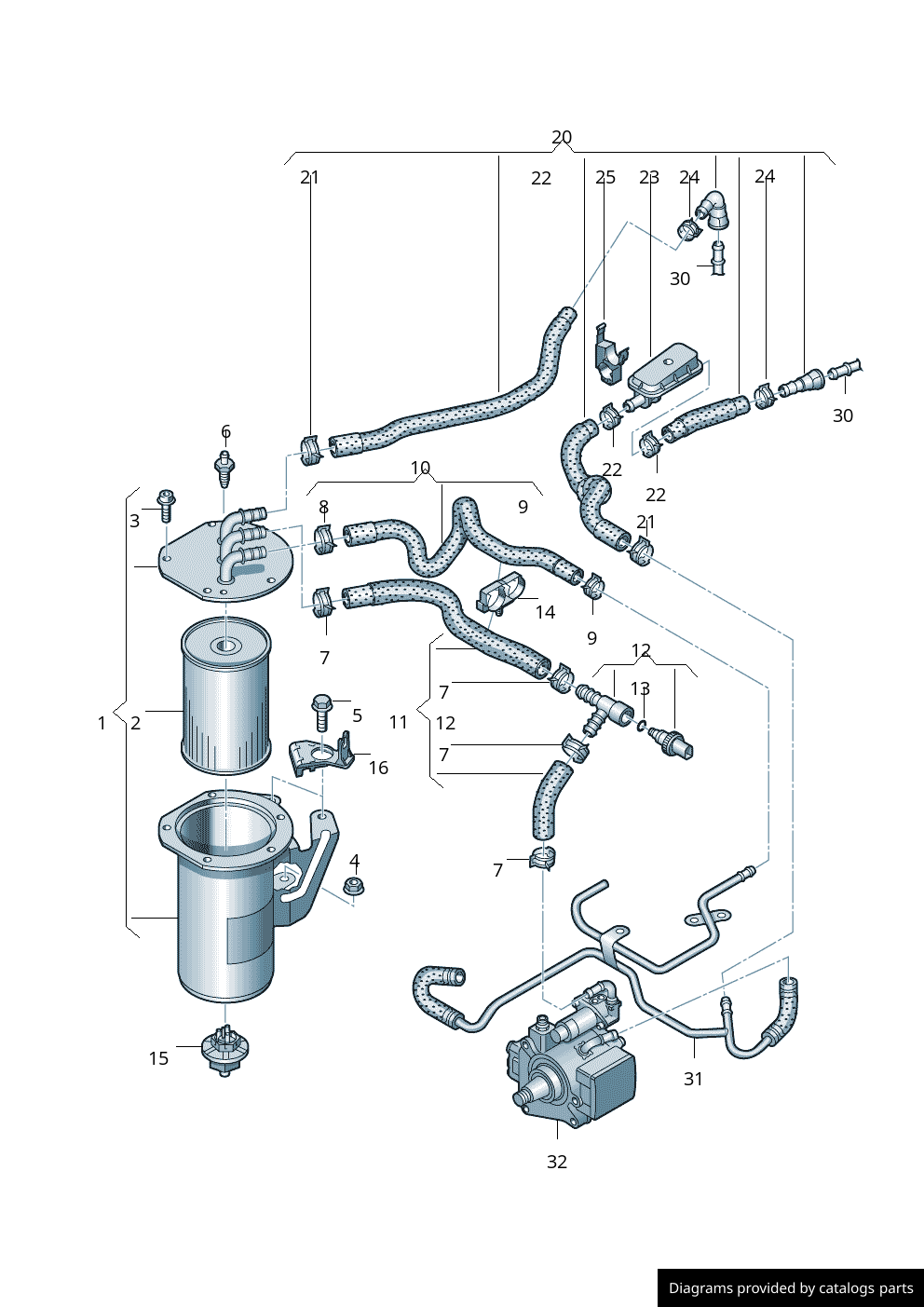 Car part diagram