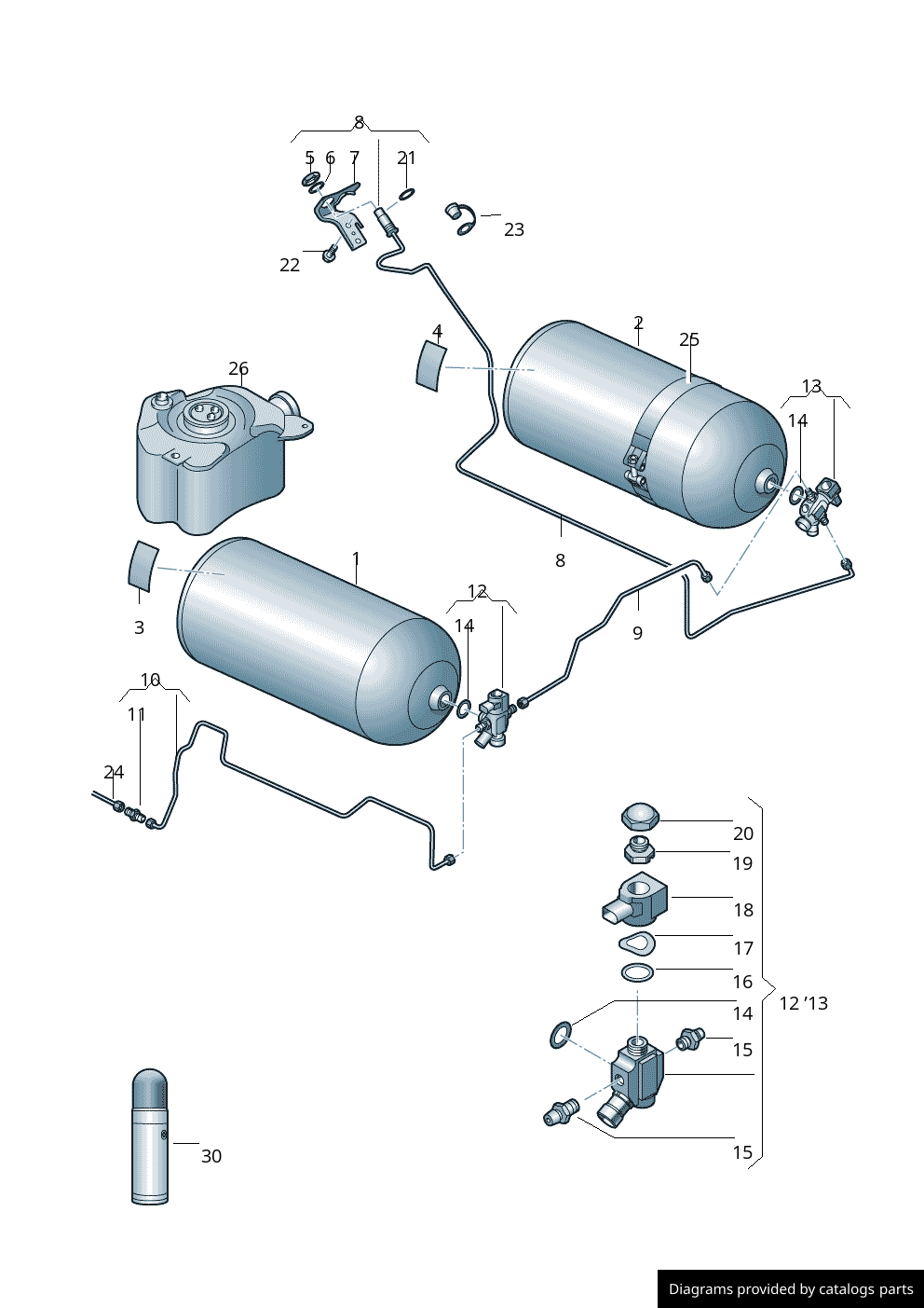 Car part diagram