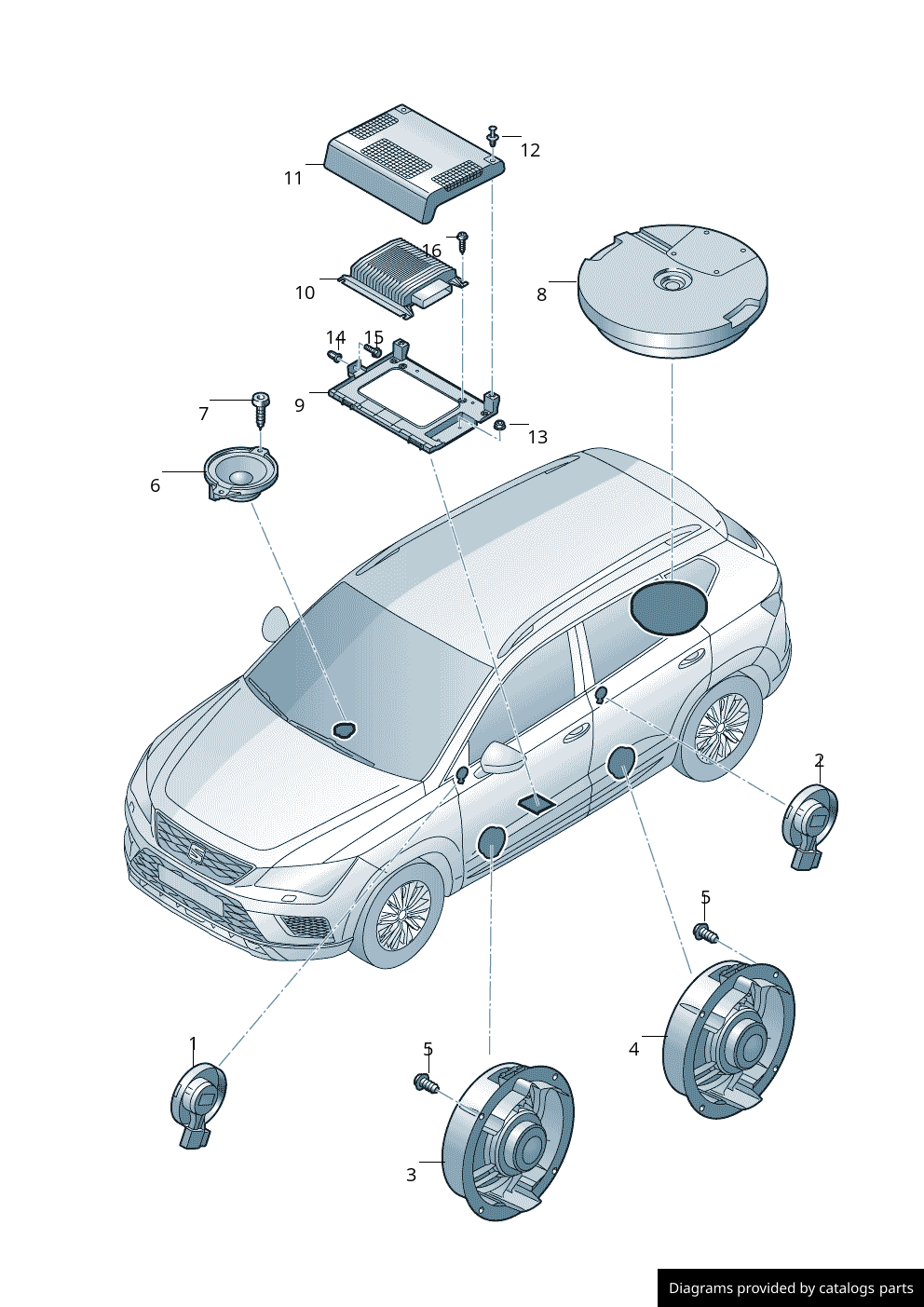 Car part diagram