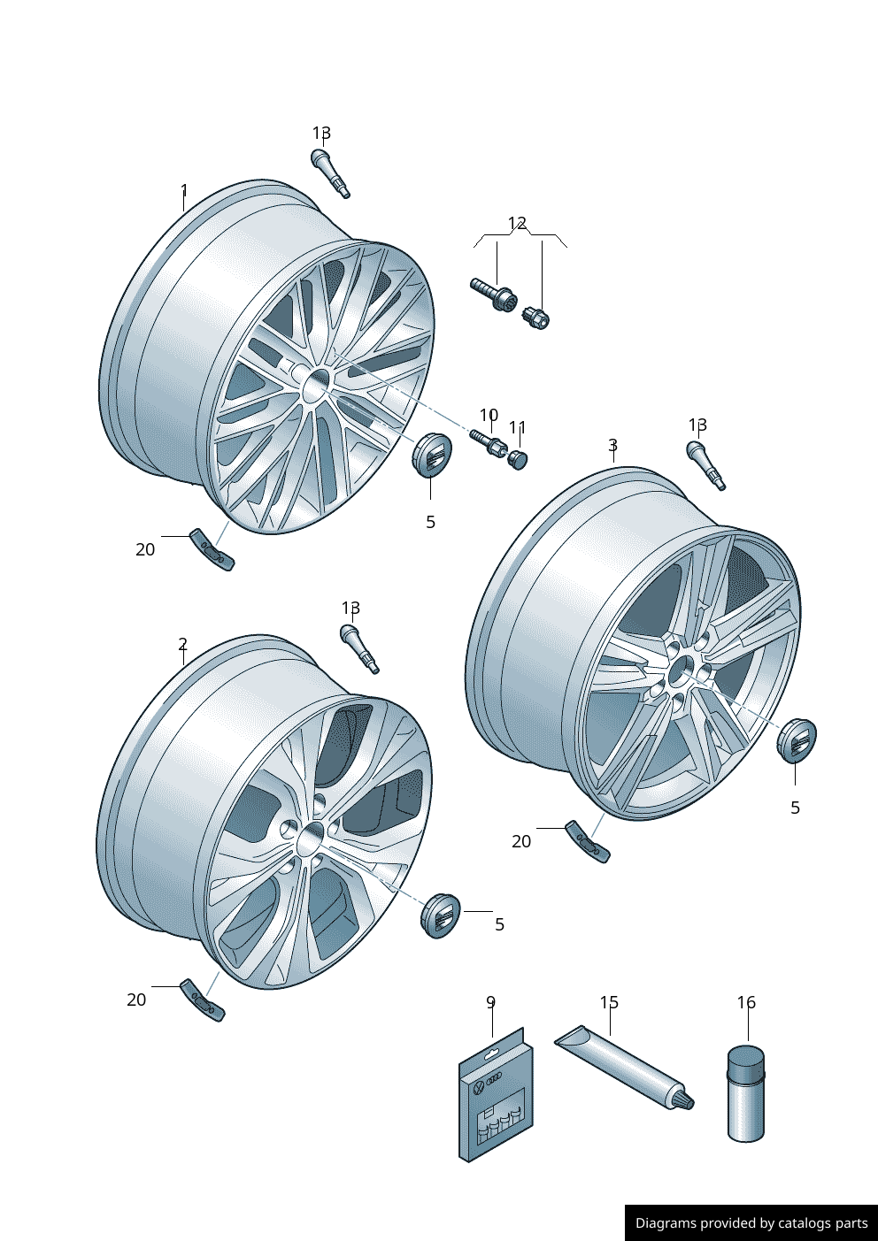Car part diagram