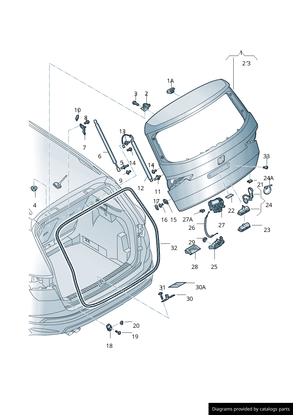 Car part diagram