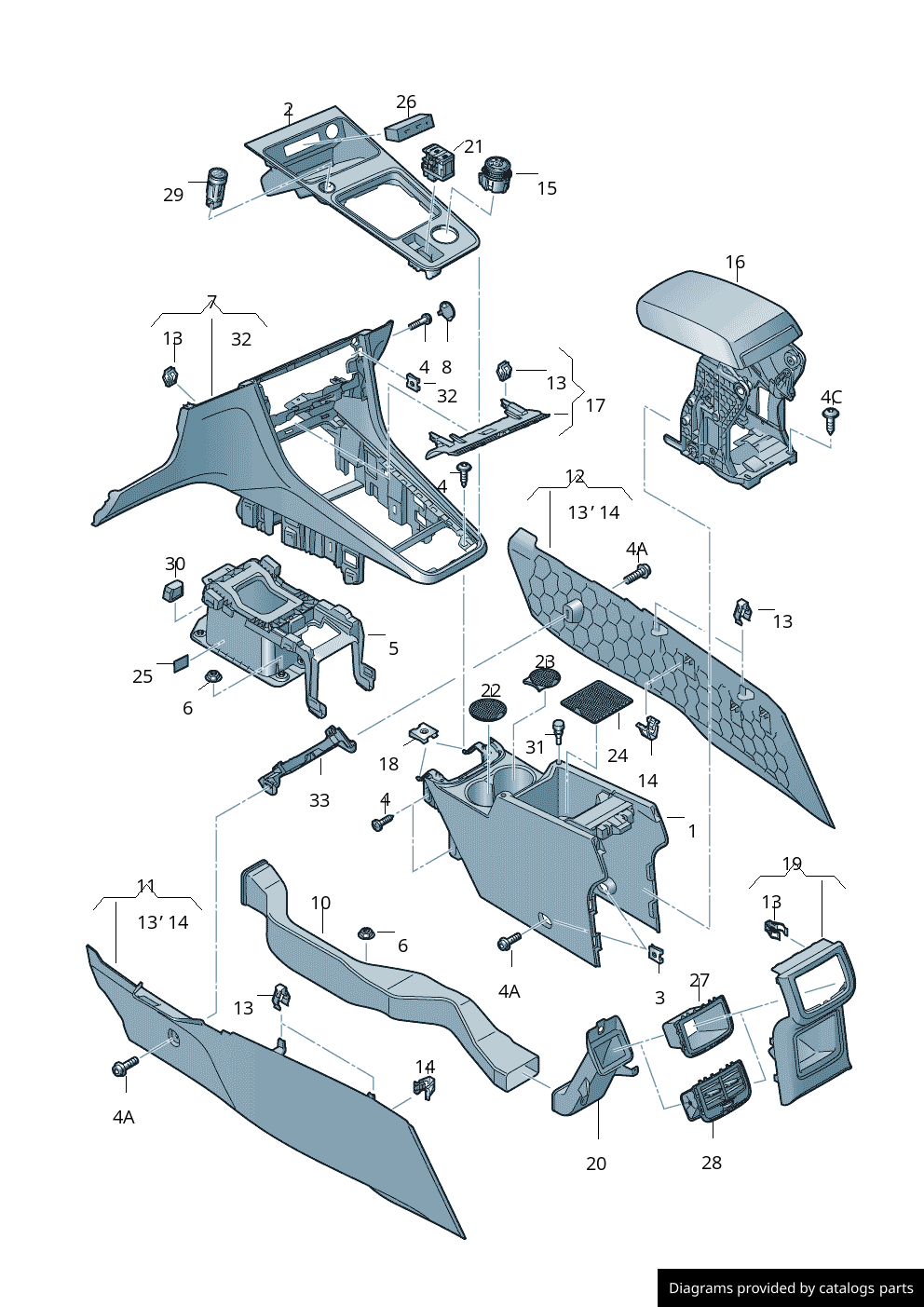 Car part diagram