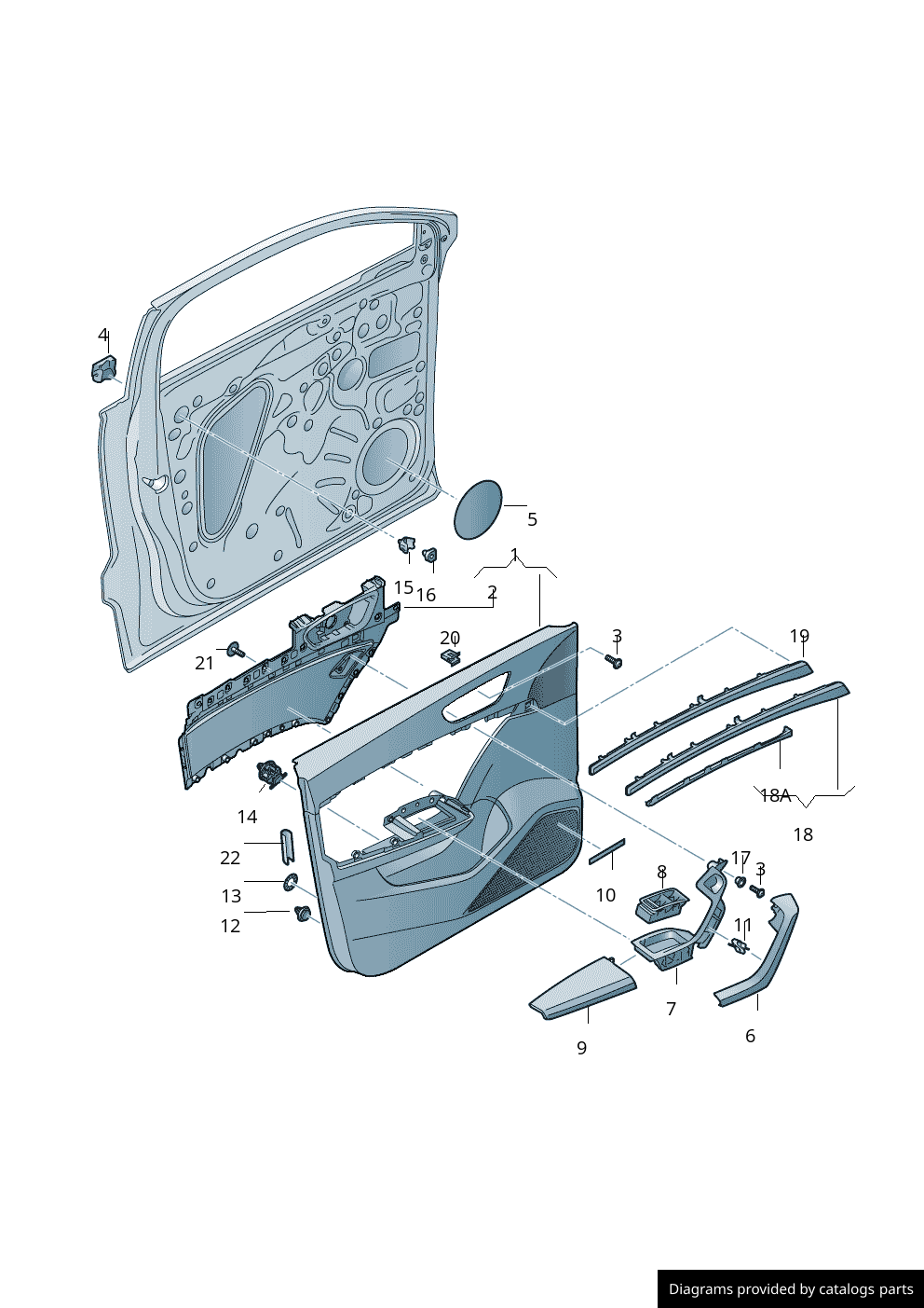 Car part diagram
