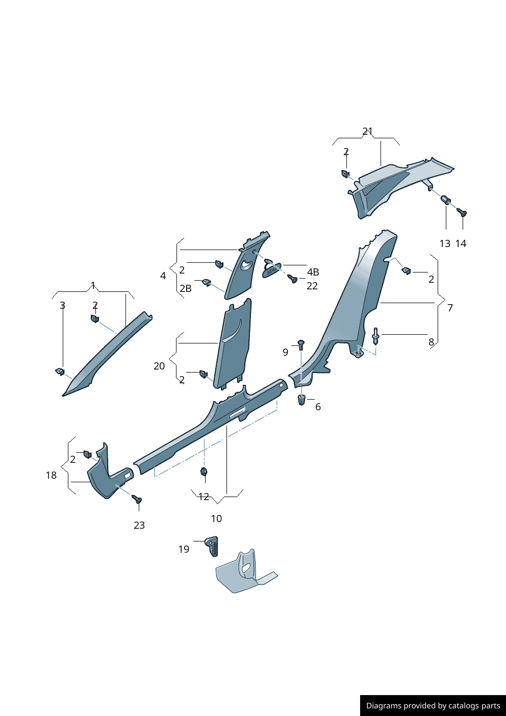 Car part diagram