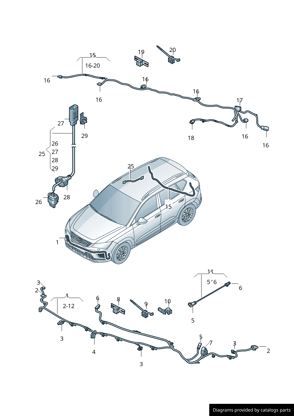 Car part diagram