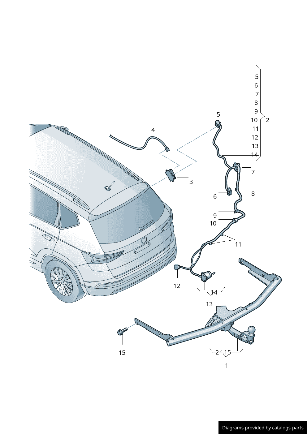 Car part diagram