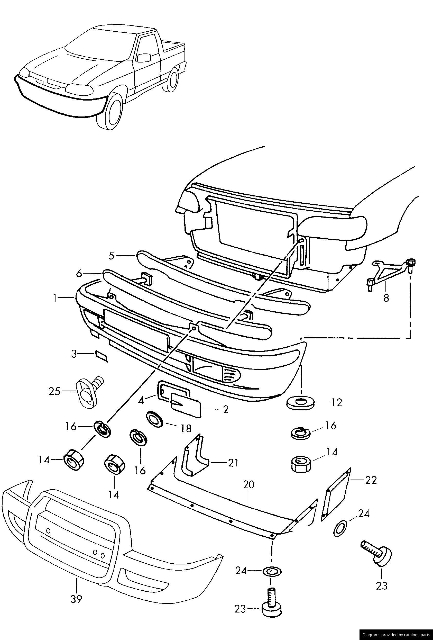 Car part diagram