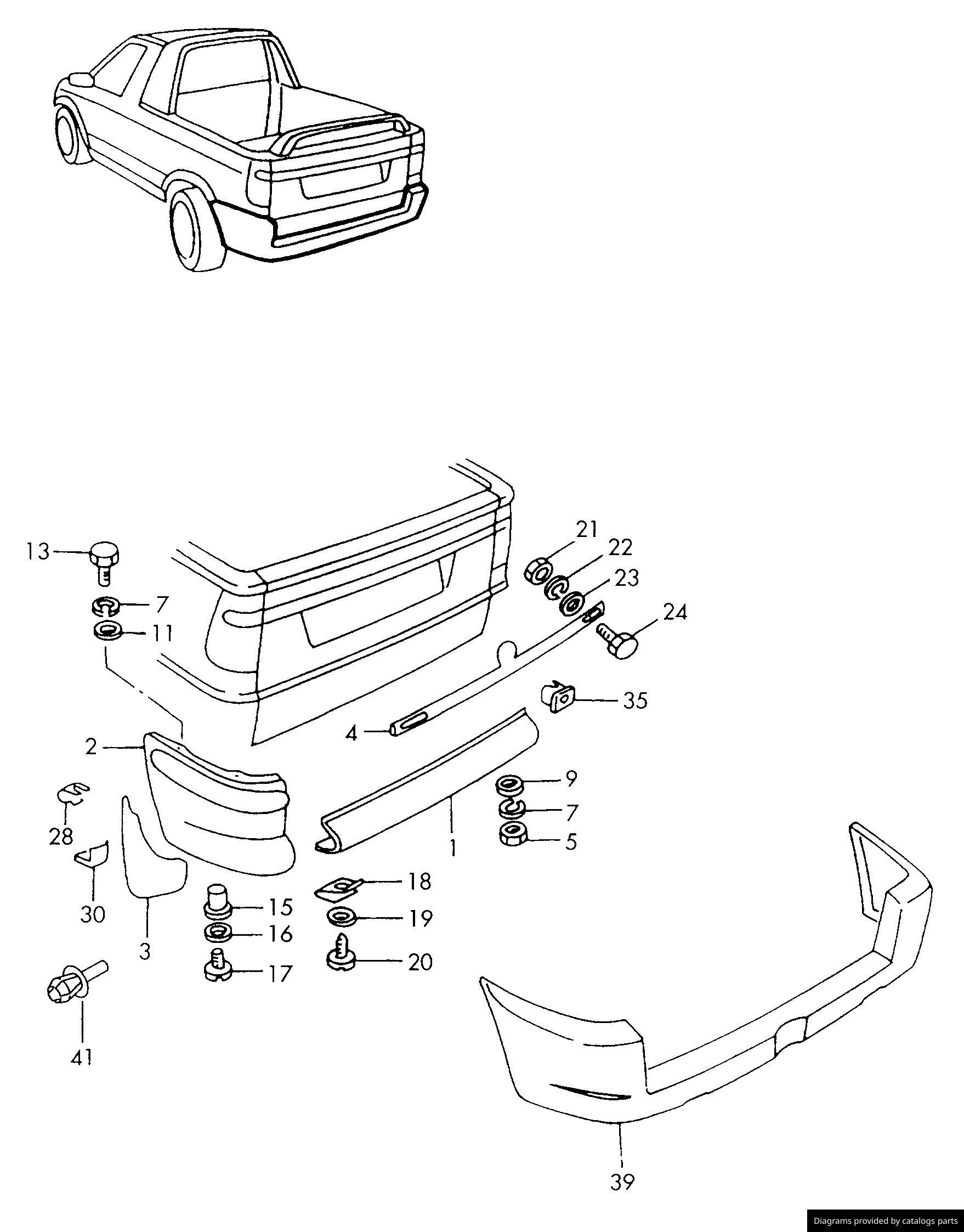 Car part diagram