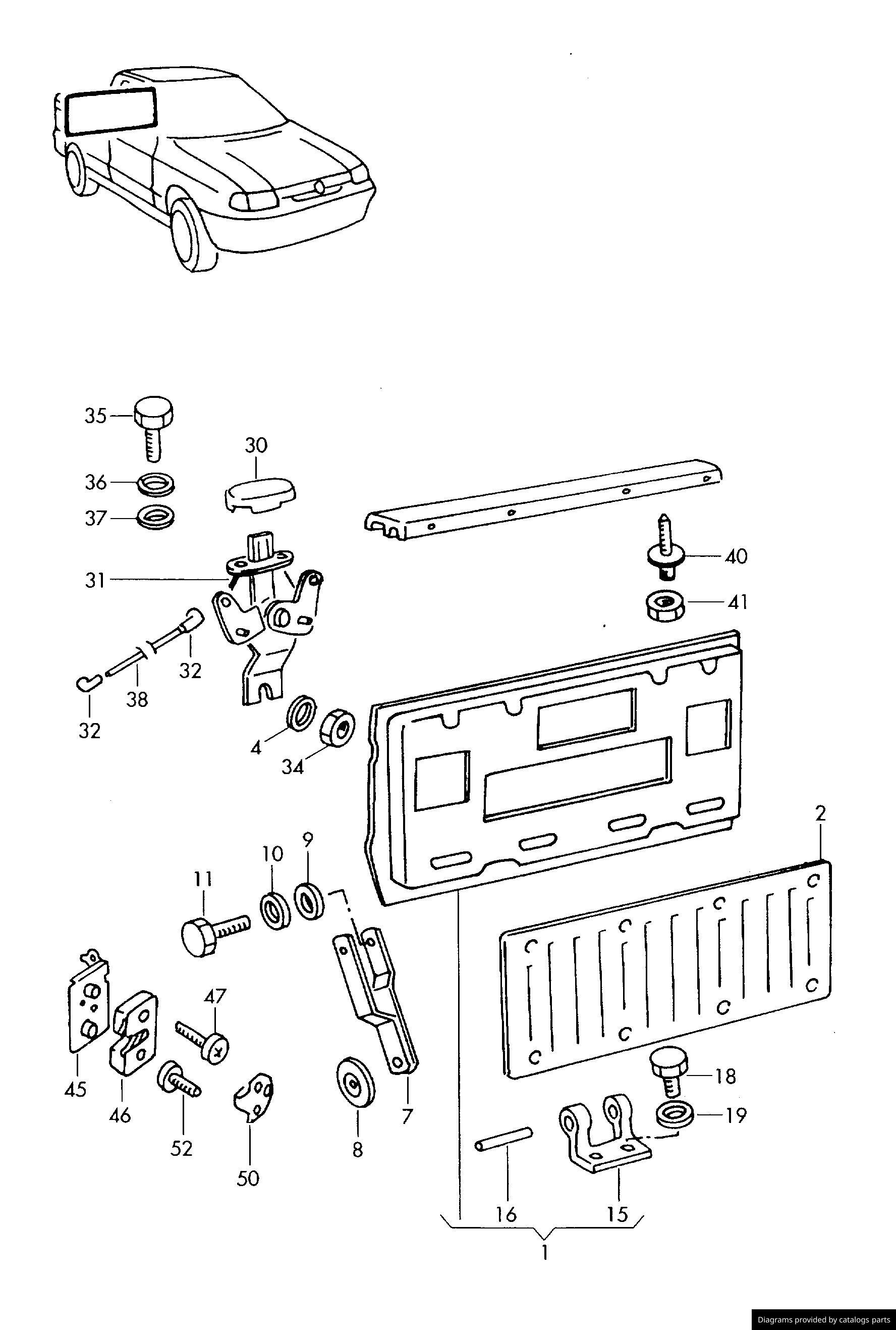 Car part diagram