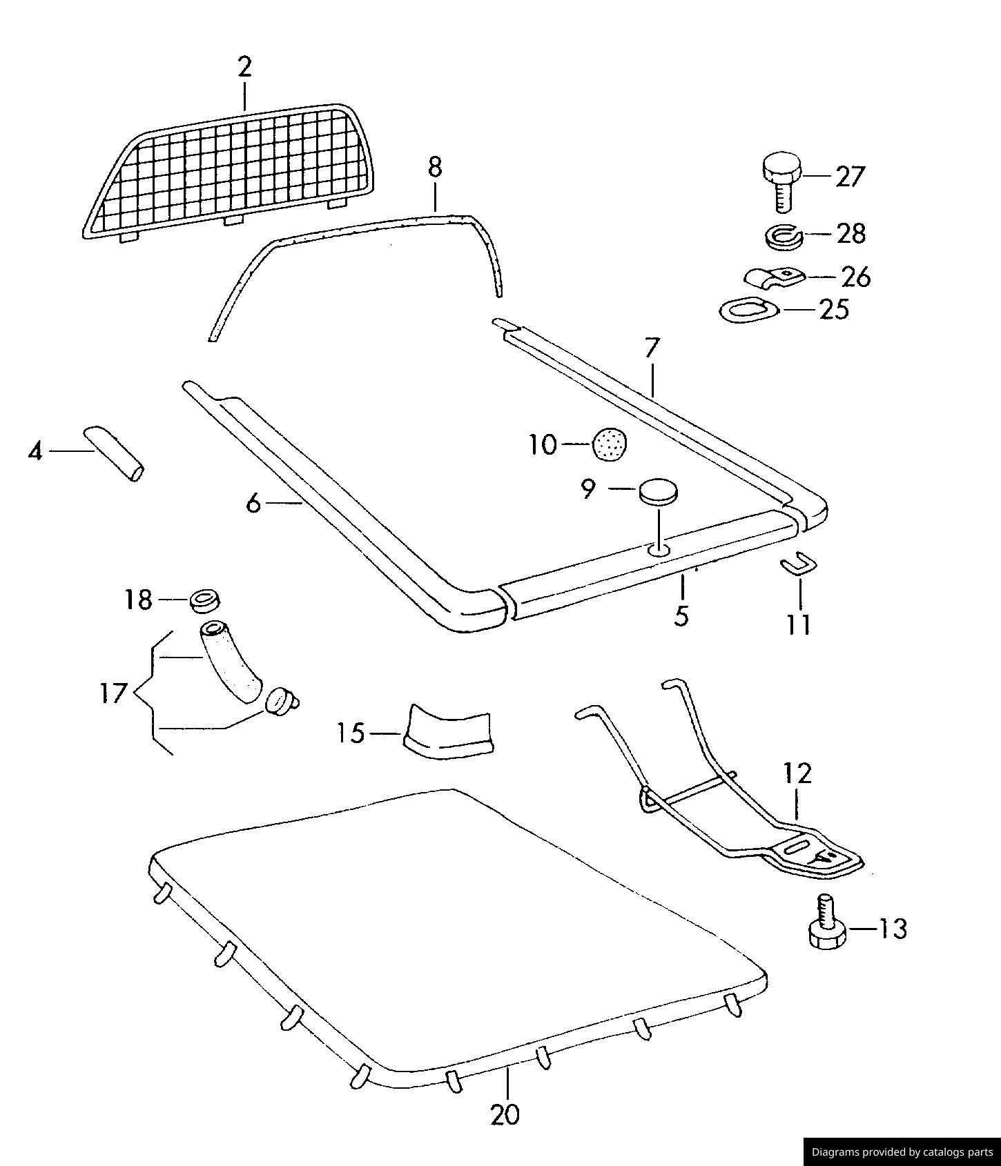 Car part diagram