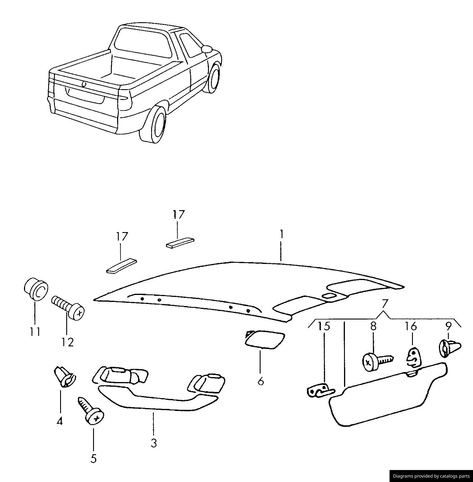 Car part diagram