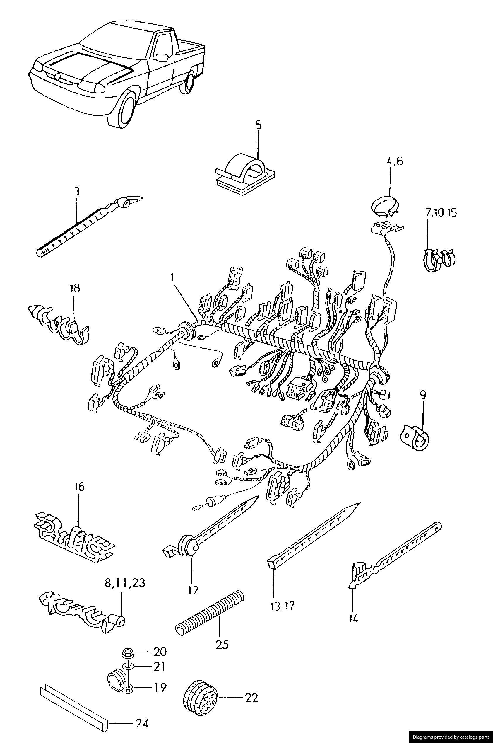 Car part diagram