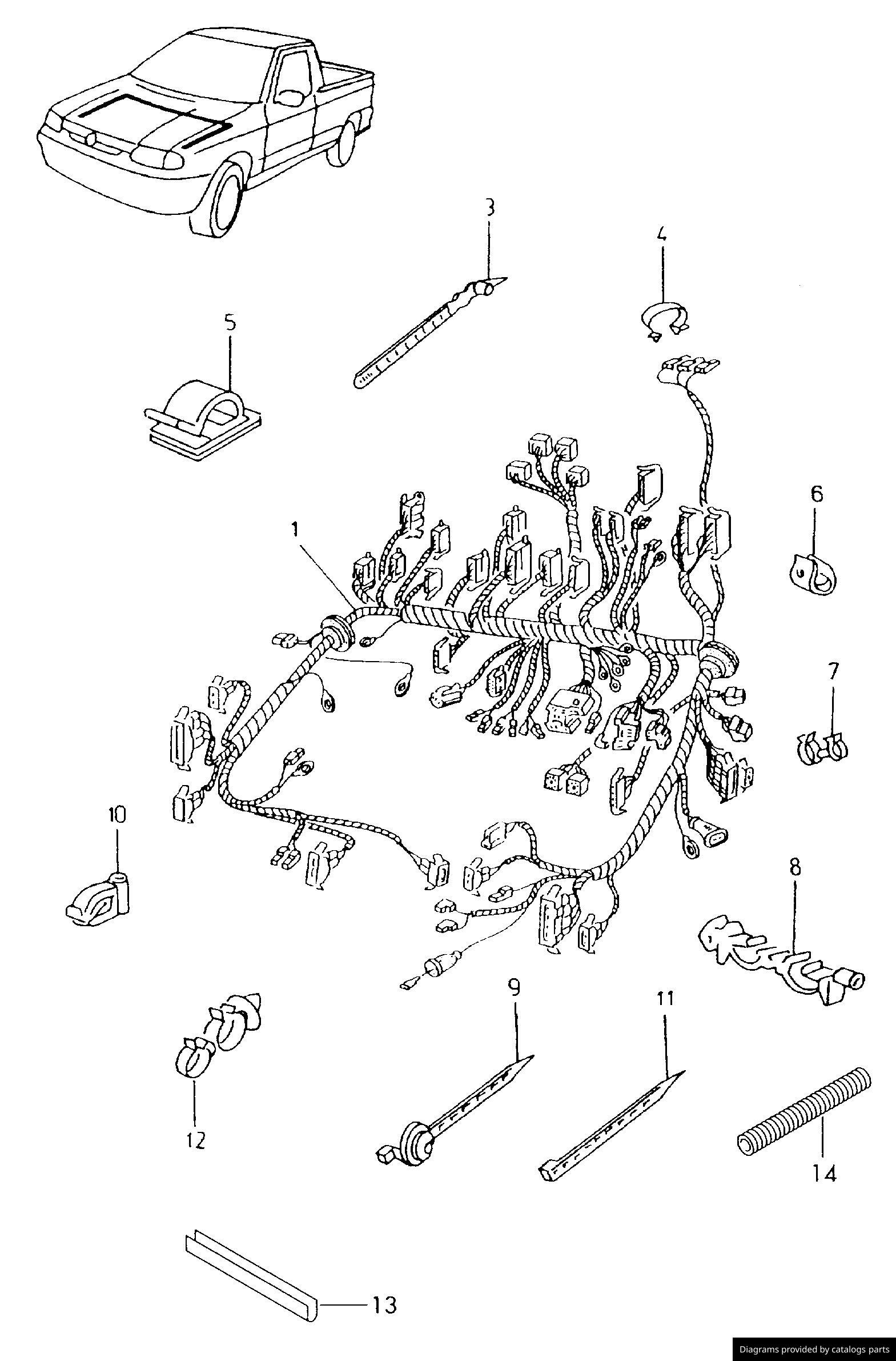 Car part diagram