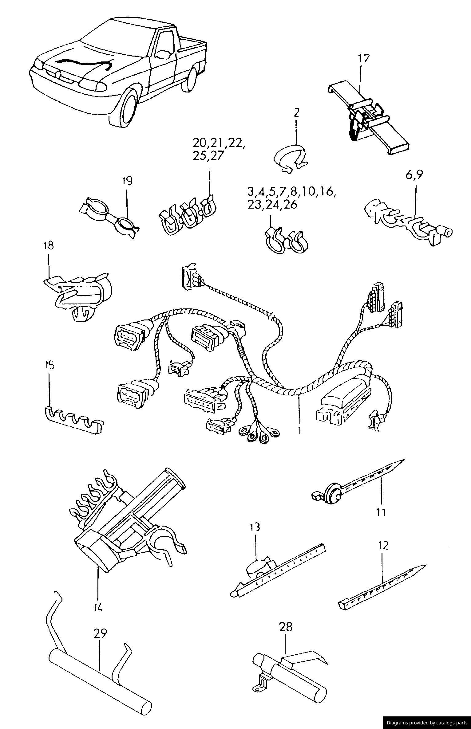Car part diagram