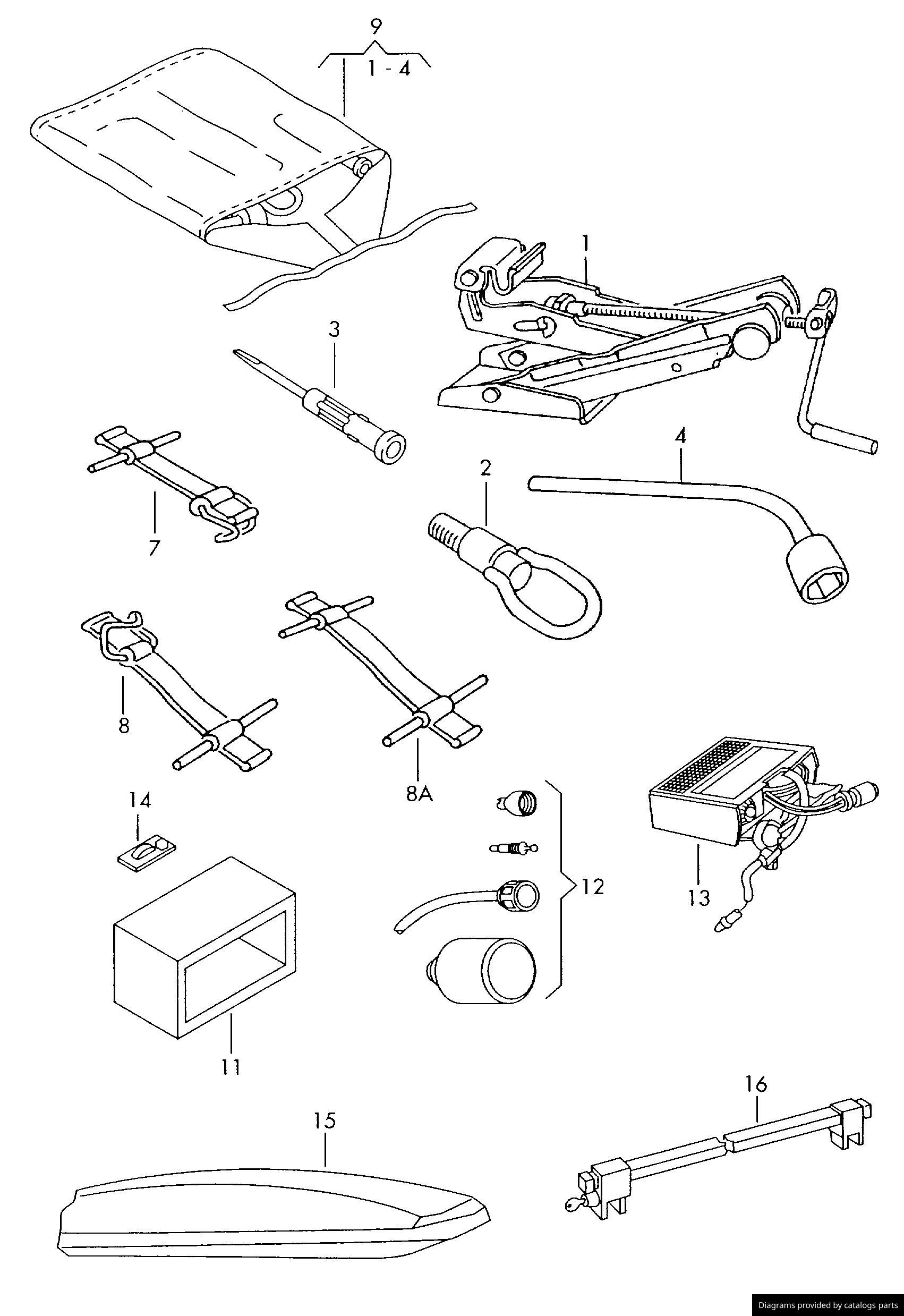Car part diagram