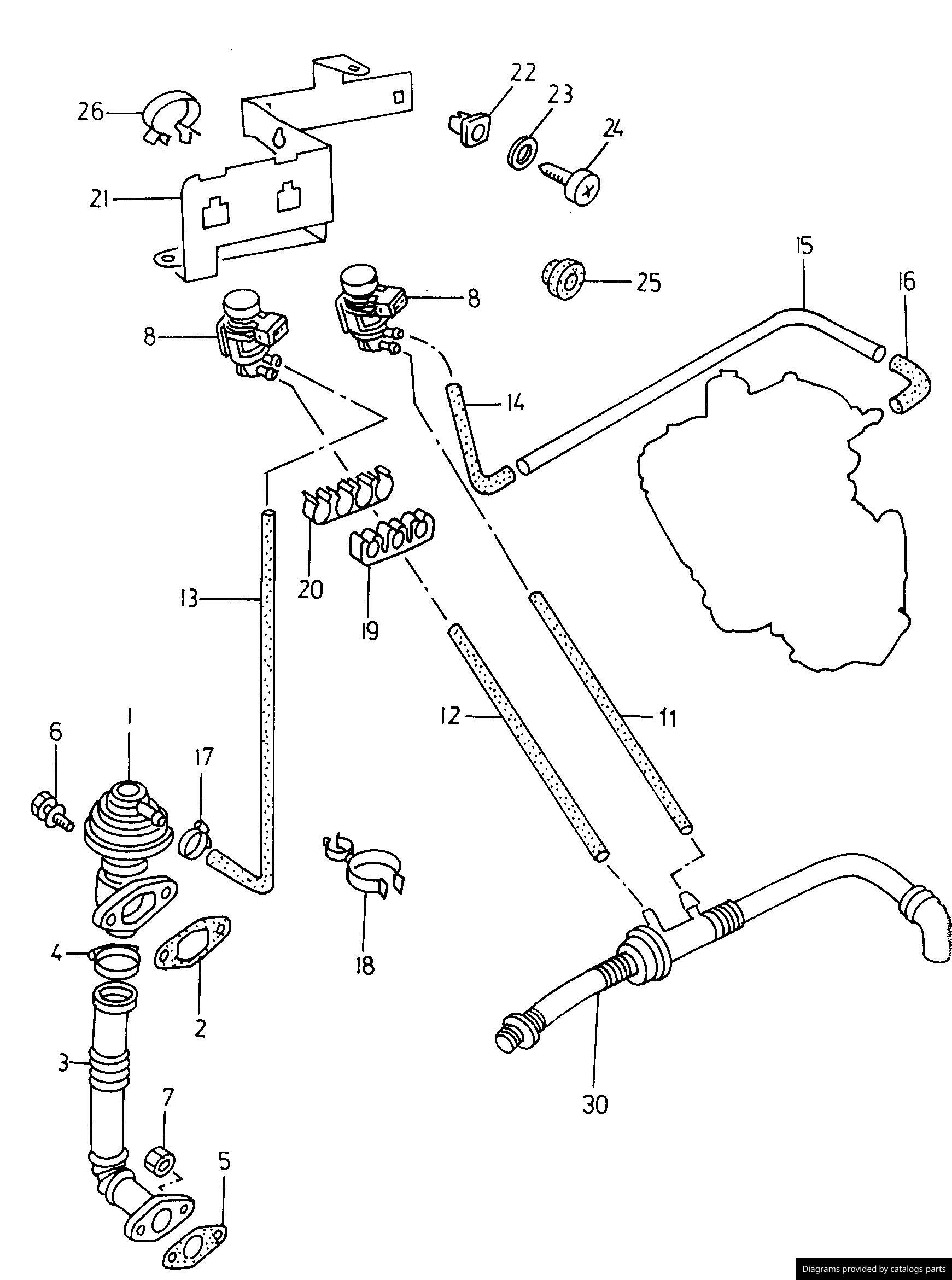 Car part diagram