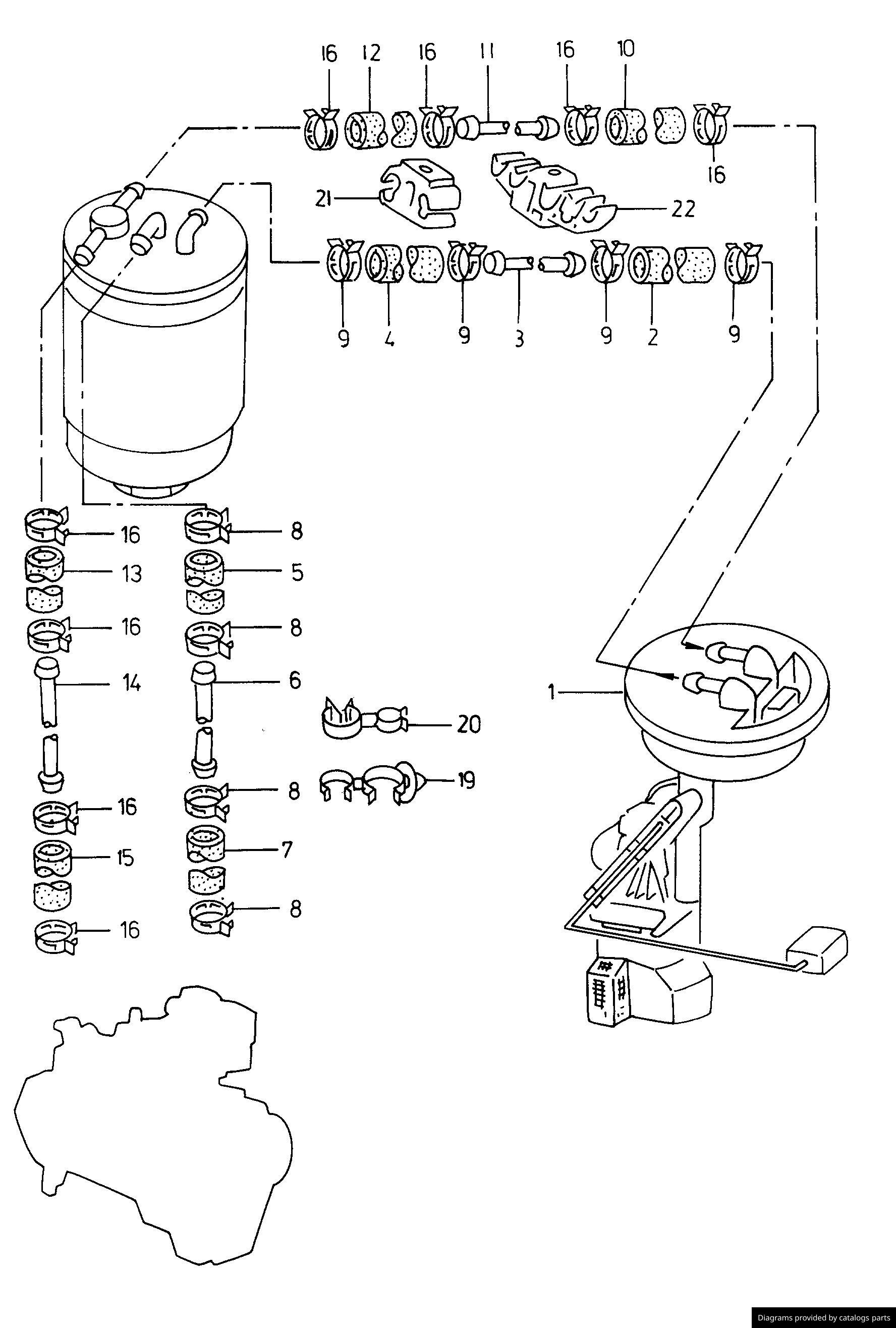 Car part diagram
